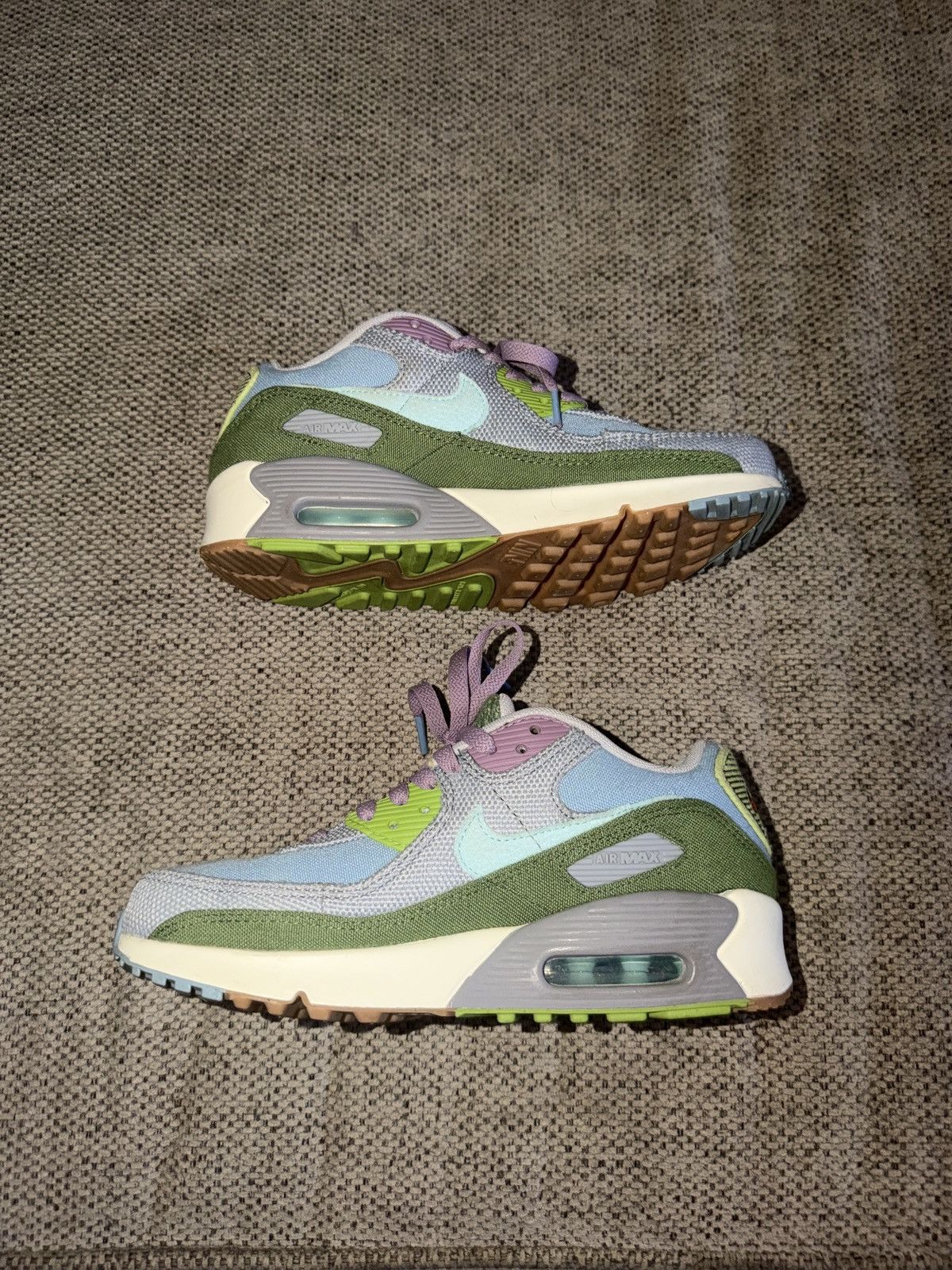 Nike Nike Air Max 90 SE ‘Sun Club Worn Blue Treeline’ Size US 5.5 / IT 35.5 - 9 Thumbnail