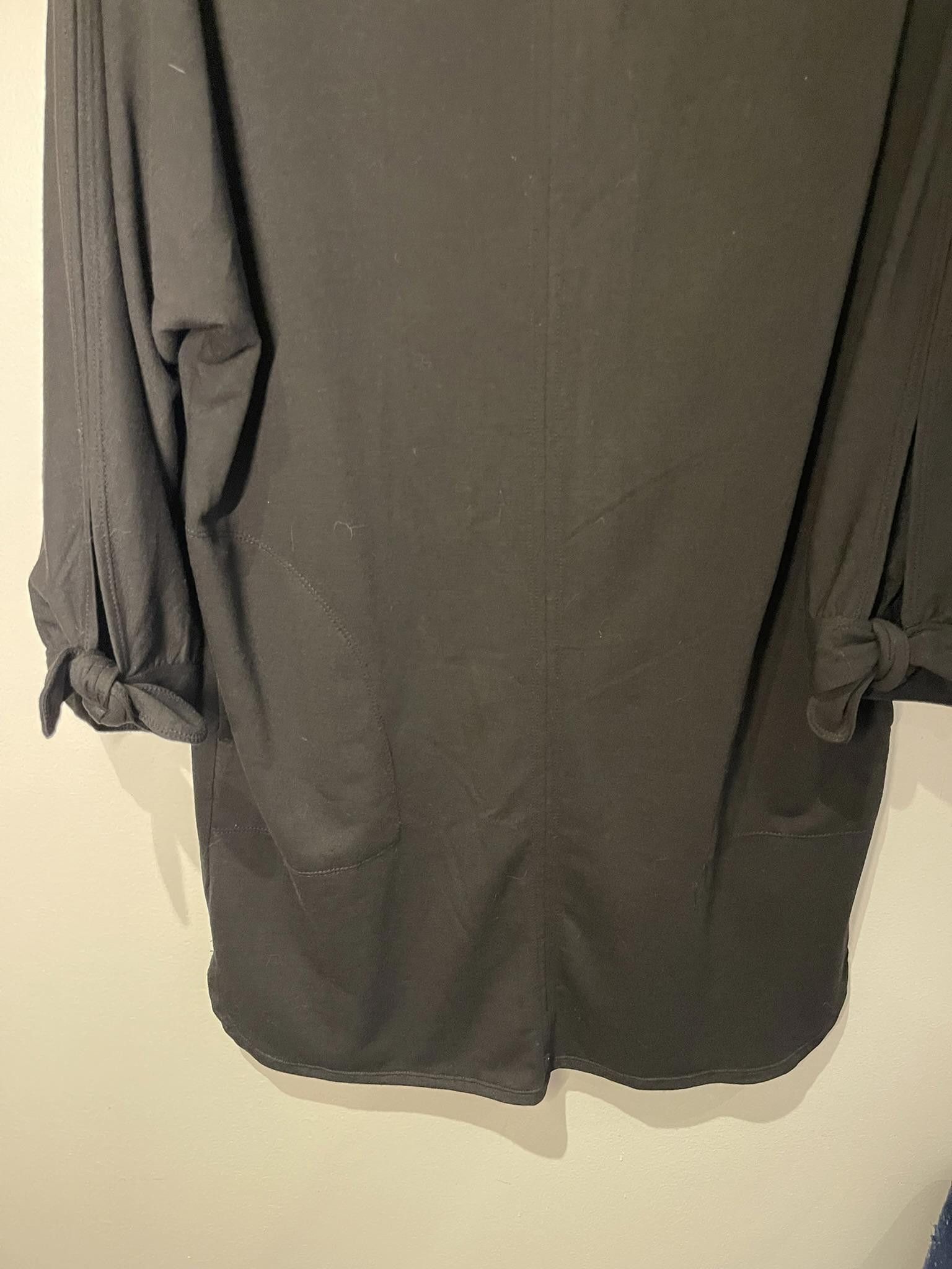 Designer Mix Studio Black Light Weight Sweater with pockets Size XL / US 12-14 / IT 48-50 - 3 Thumbnail