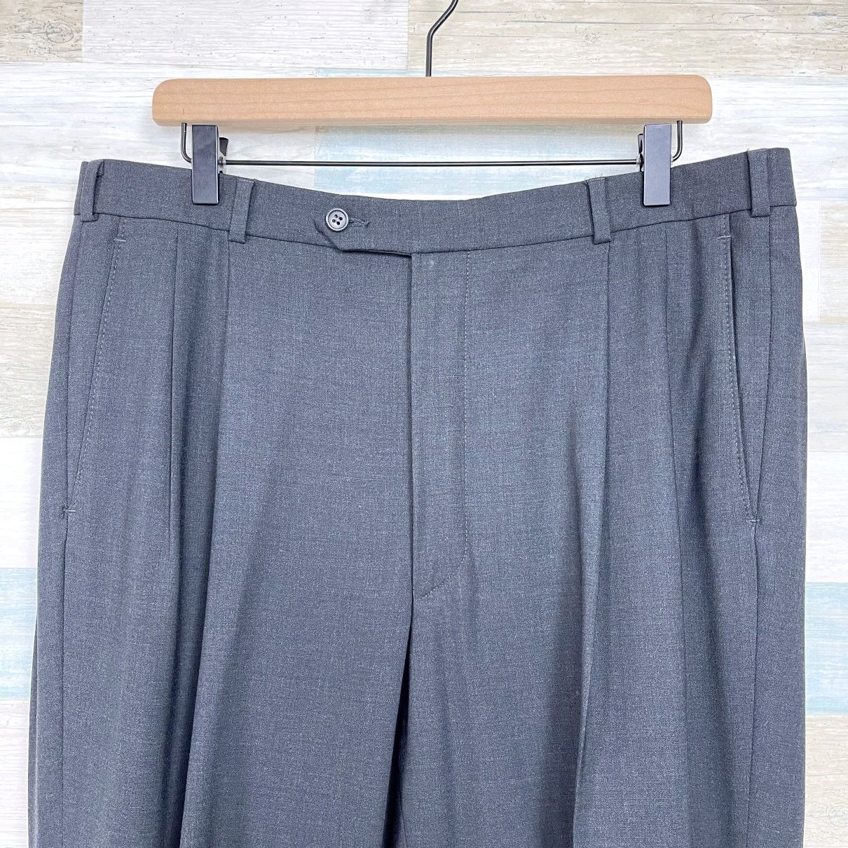 Brooks Brothers Brooks Brothers 346 Stretch Wool Suit Gray Mens 41L Size 40L - 10 Thumbnail