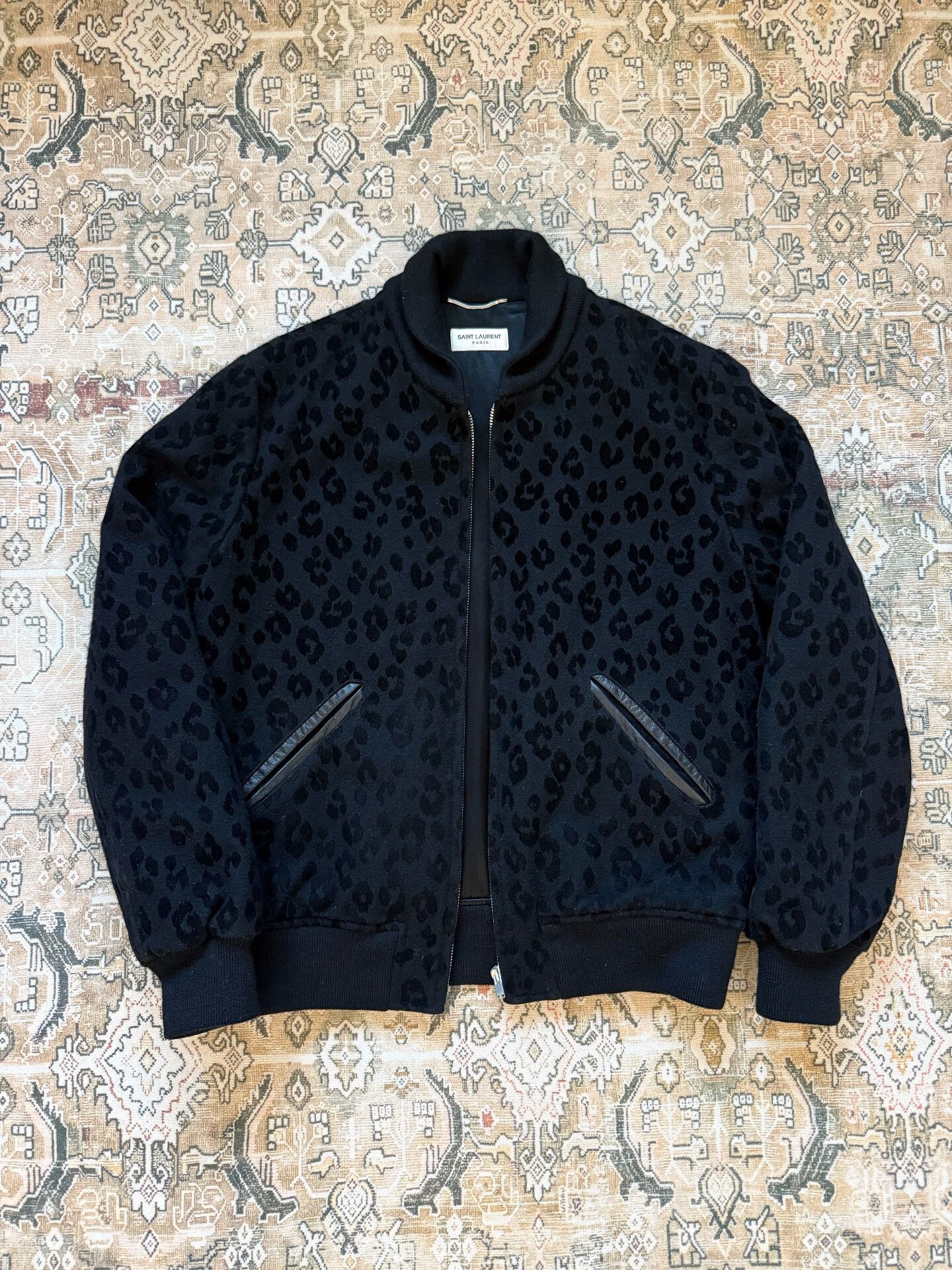 Saint Laurent Paris Saint Laurent Paris Leopard Bomber Jacket Size US M / EU 48-50 / 2 - 1 Thumbnail