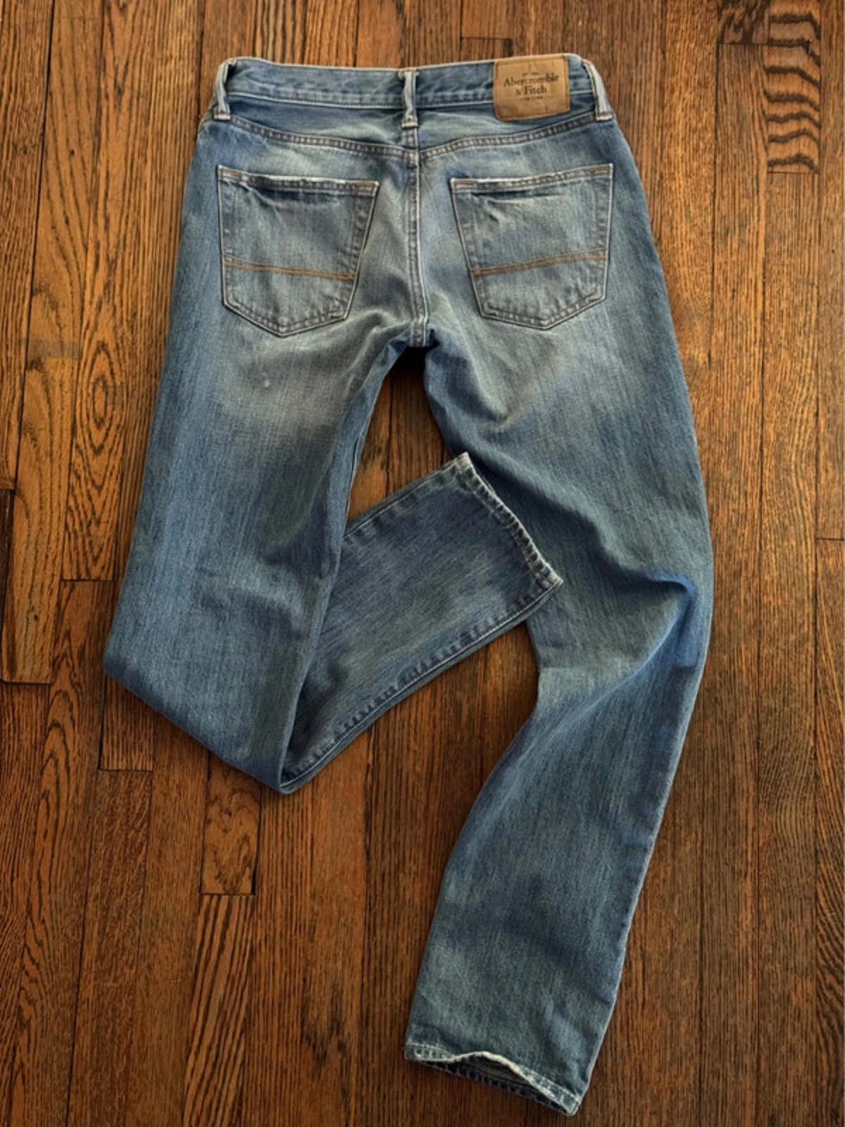 Abercrombie & Fitch A&F Jeans -Light Wash- 30x32 Size US 30 / EU 46 - 6 Thumbnail