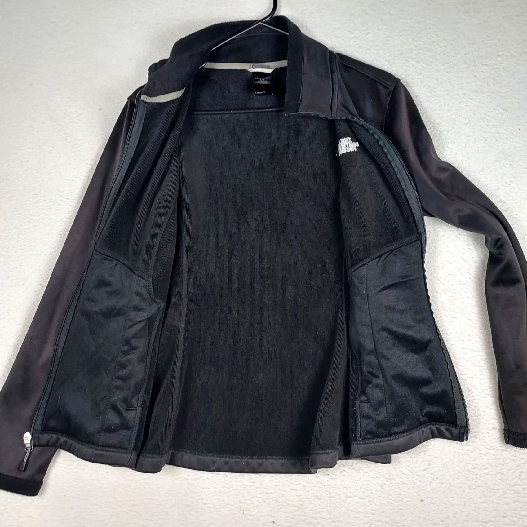 The North Face The North Face Womens Black Softshell Full Zip Jacket L Regular Fit Outdoor/Multi-Season Size L / US 10 / IT 46 - 3 Thumbnail