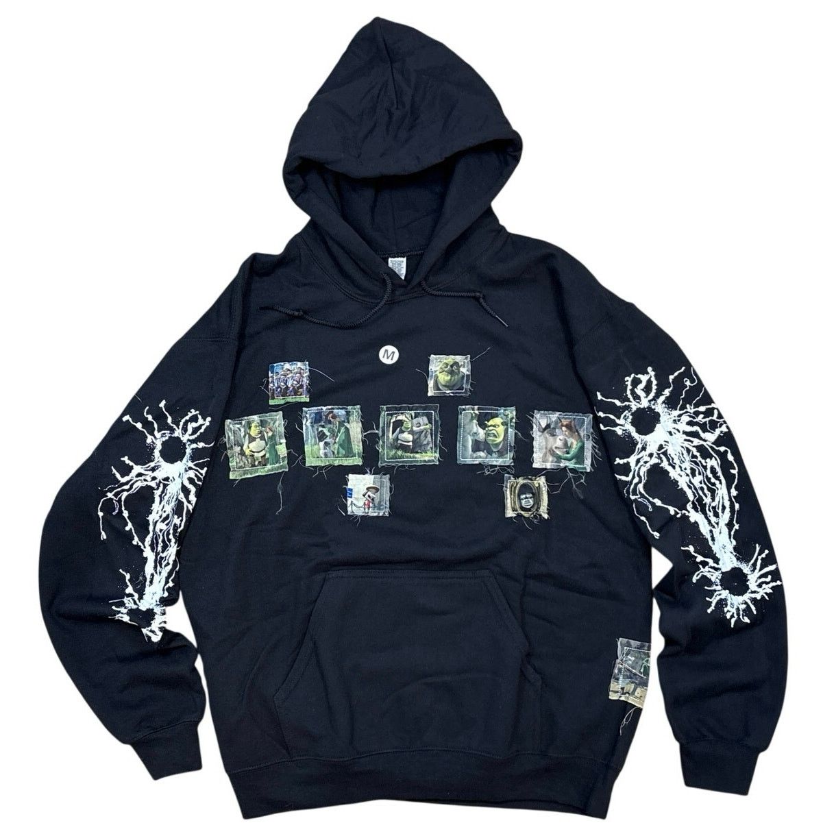 Ghost Supply Ghost Supply Shrek Patchwork Hoodie rare discontinued Medium Size US M / EU 48-50 / 2 - 1 Thumbnail