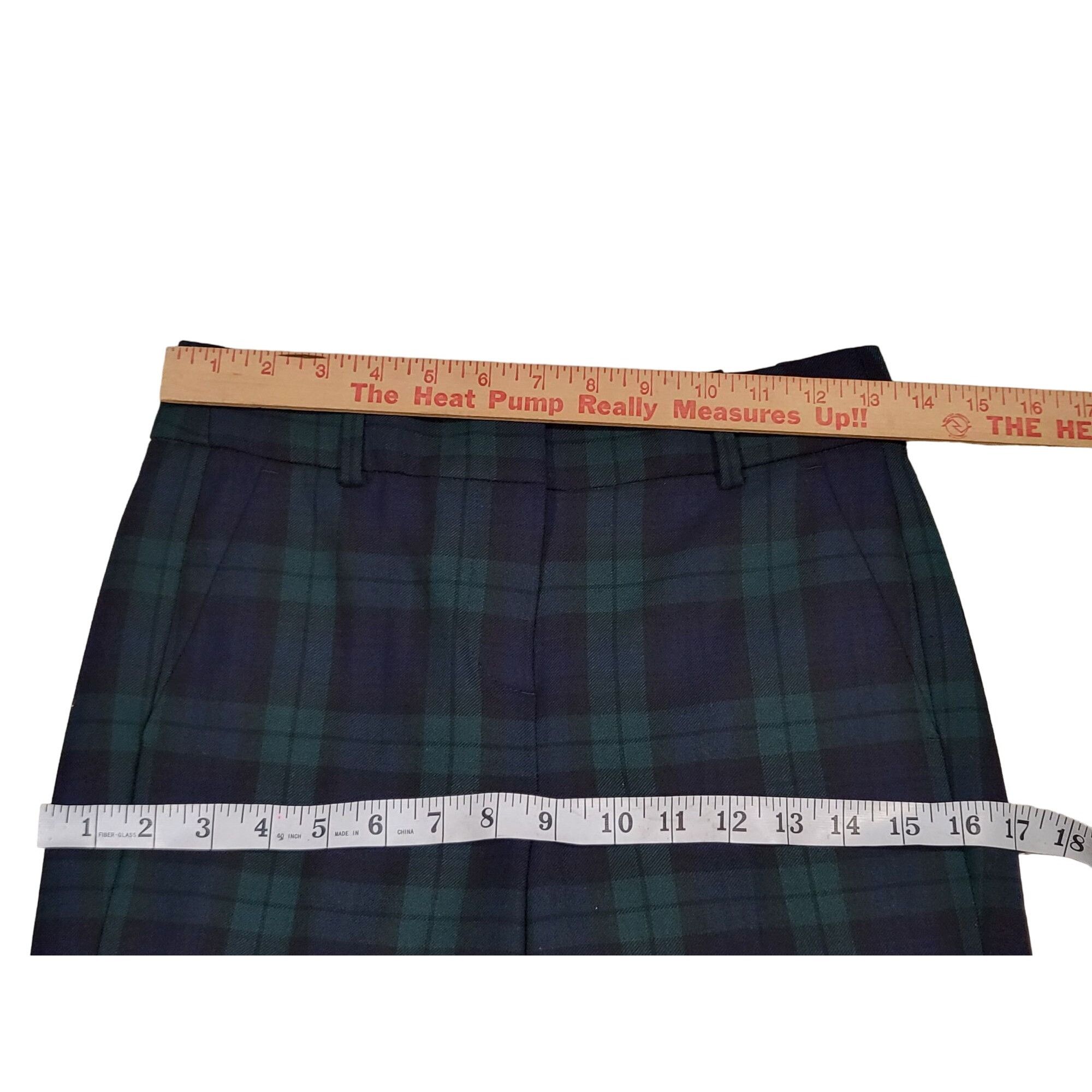 J.Crew J. Crew Cameron Tartan Plaid Crop Pants Women Sz XS Wool Boh Size 24" / US 00 / IT 34 - 2 Thumbnail