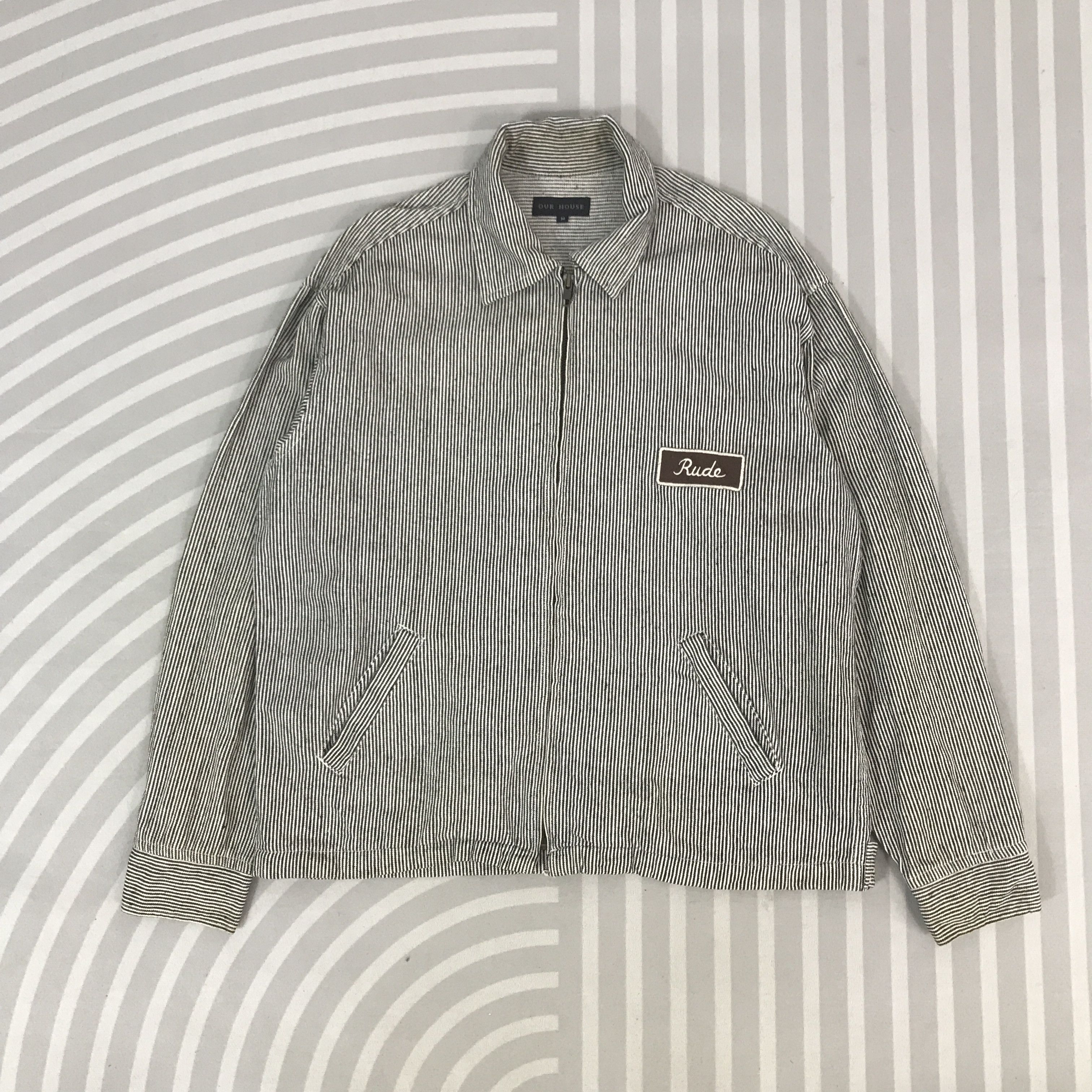 Japanese Brand Vintage Our House design Hickory zipper Jacket Size US M / EU 48-50 / 2 - 1 Thumbnail