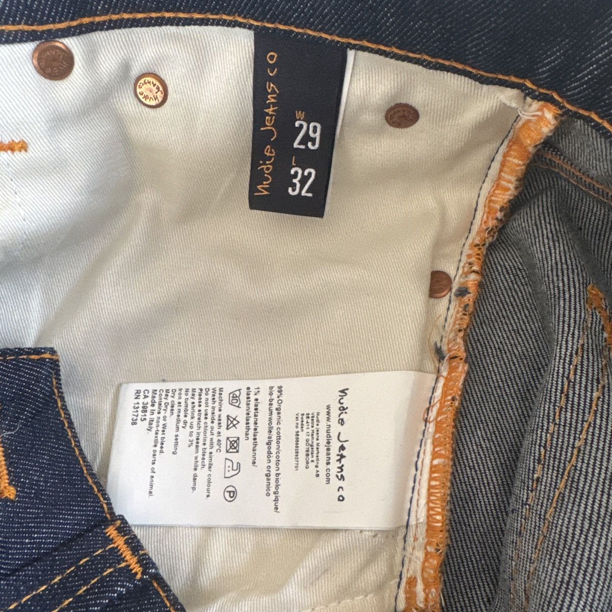 Nudie Jeans Nudie Jeans Co Button Fly Size US 29 - 6 Thumbnail