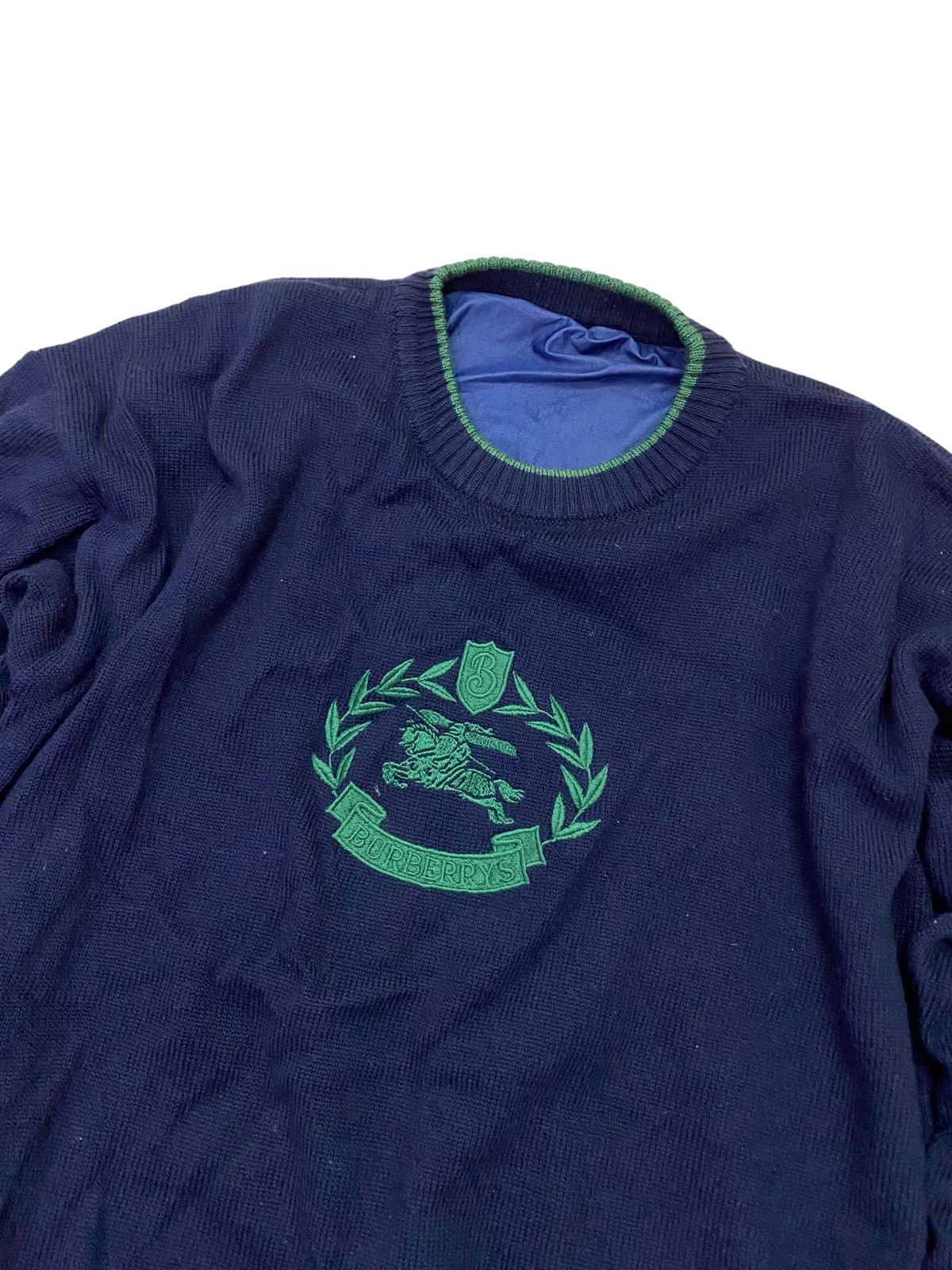 Vintage 💥Vintage Burberrys Sweater Knitwear Size US L / EU 52-54 / 3 - 4 Thumbnail