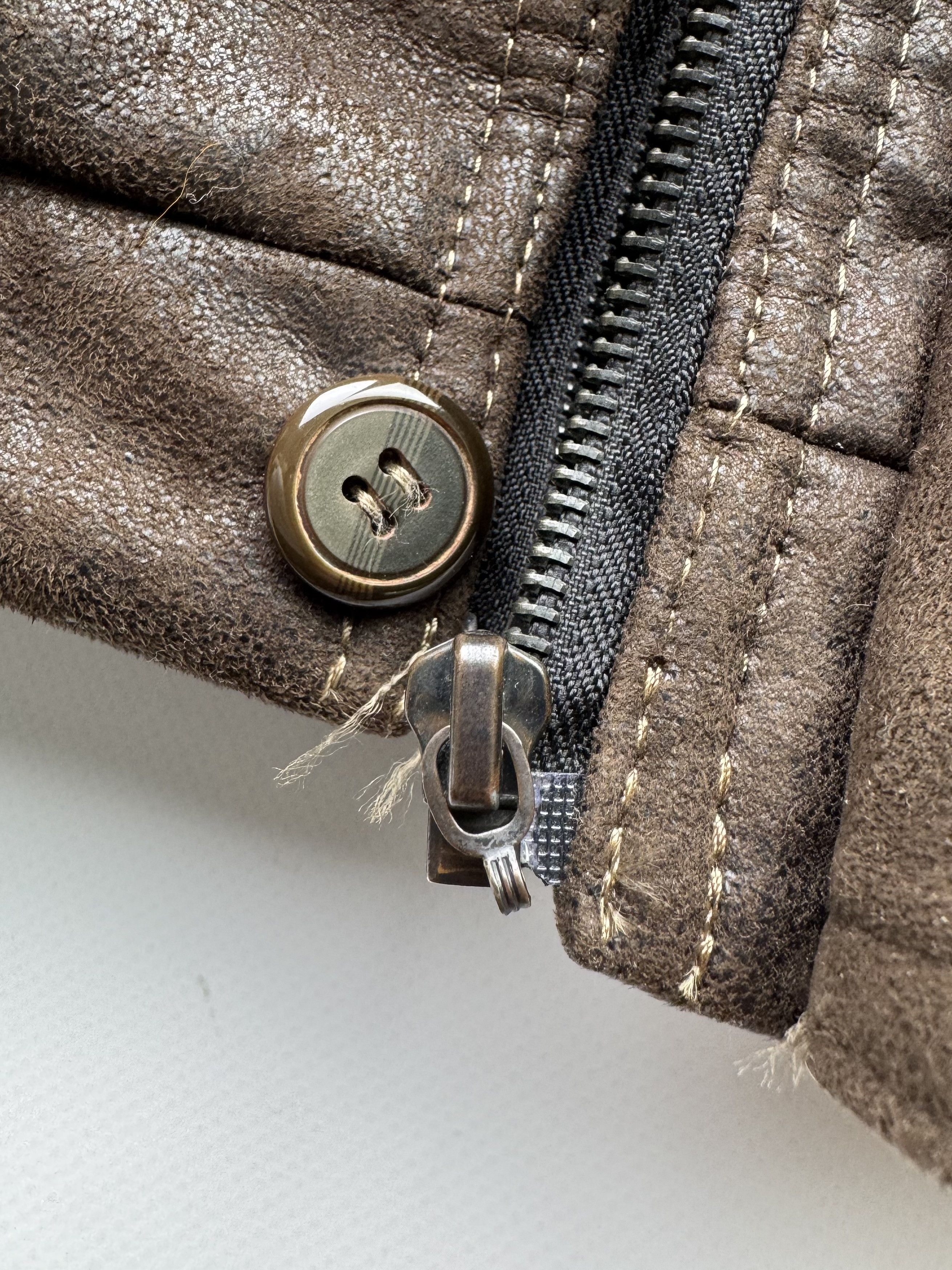 Japanese Brand Vintage Bomber Jacket With Faux Fur Neck B522(V179)E2 Size US XXL / EU 58 / 5 - 7 Thumbnail