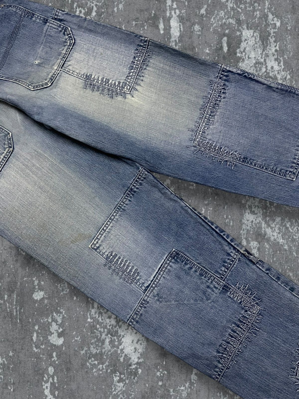 Japanese Brand Vintage Japan Designer 90S Streetwear B.SB Baggy Distressed Size US 28 / EU 44 - 12 Thumbnail
