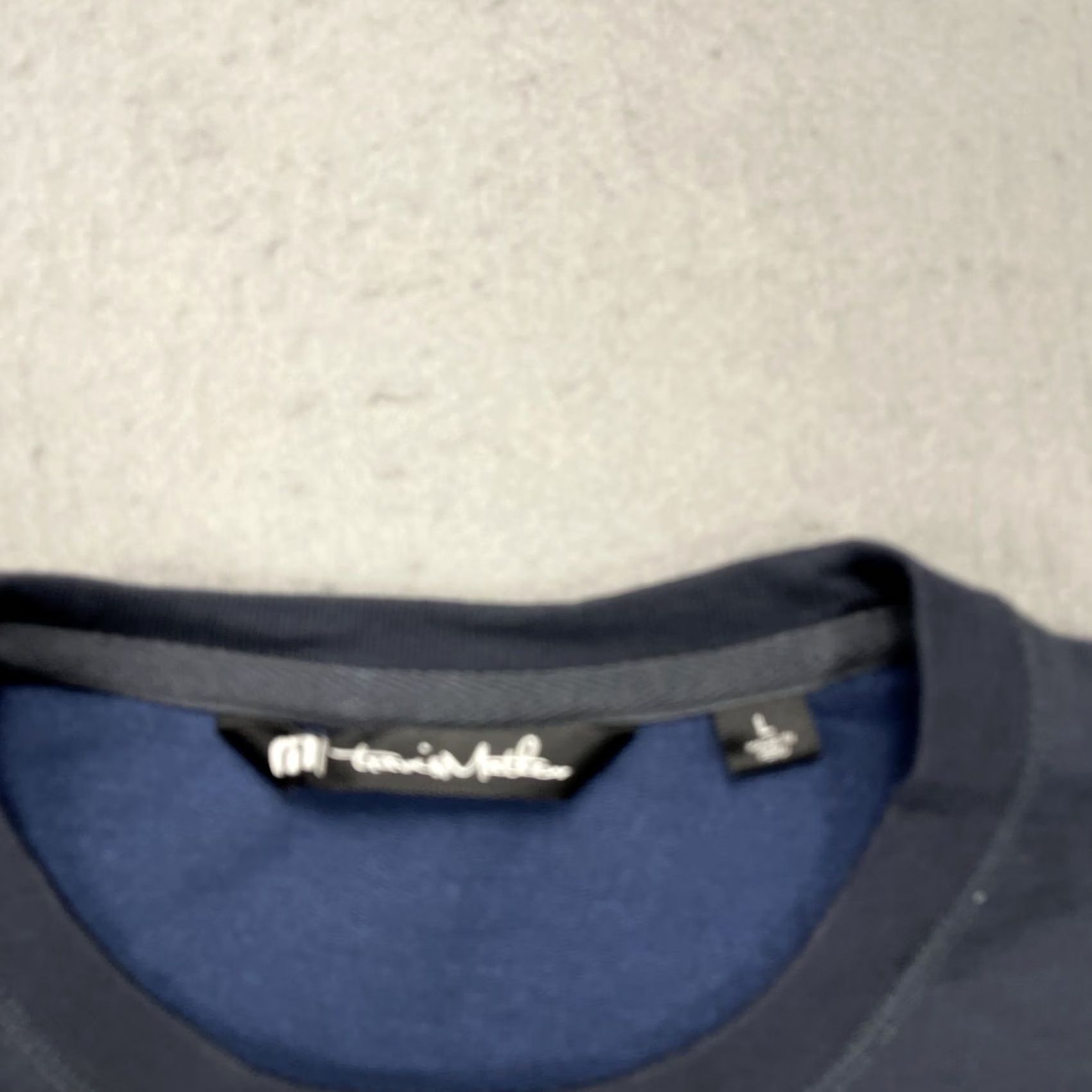TravisMathew Travis Mathew Sweatshirt Mens Large Blue Cloud Blend Crewneck Golf Pullover Size US L / EU 52-54 / 3 - 3 Thumbnail