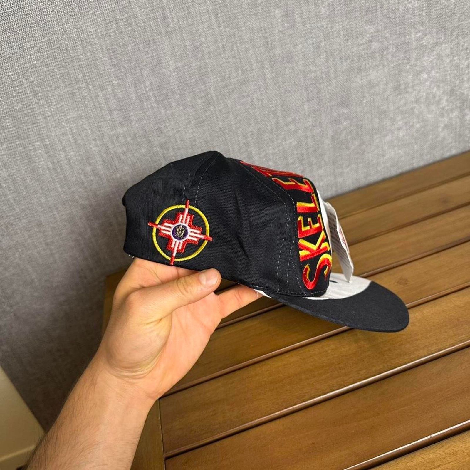 Vintage Vintage 90s Skeleton Warriors AOP snapback hat Size ONE SIZE - 5 Thumbnail