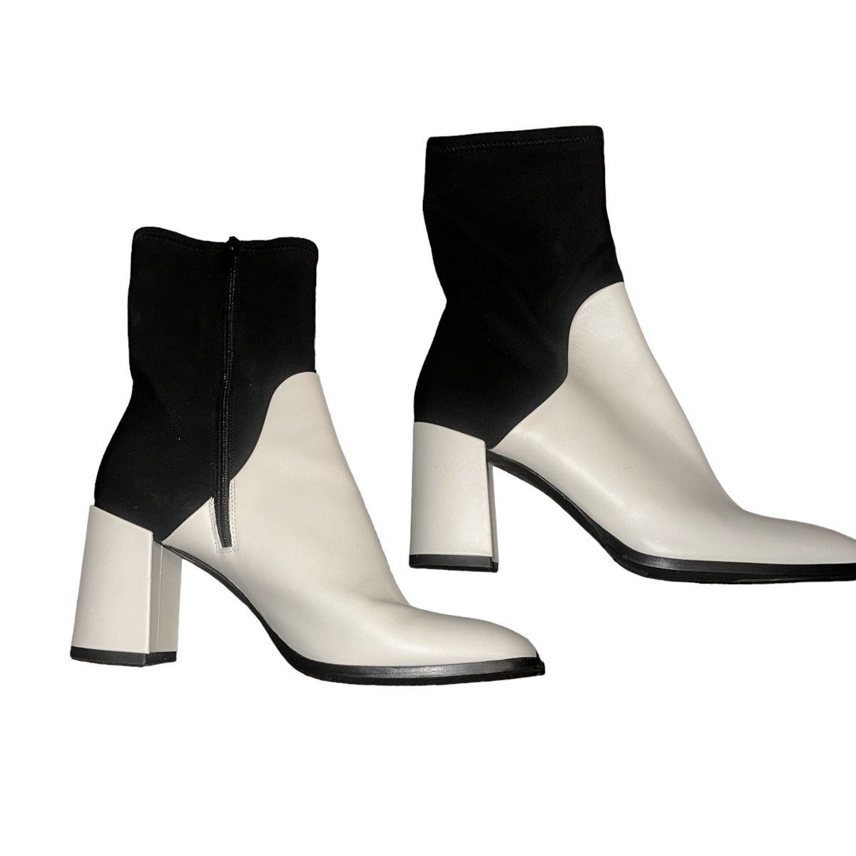 Other Via Spiga leather stretch sock boots Size US 8 / IT 38 - 4 Thumbnail