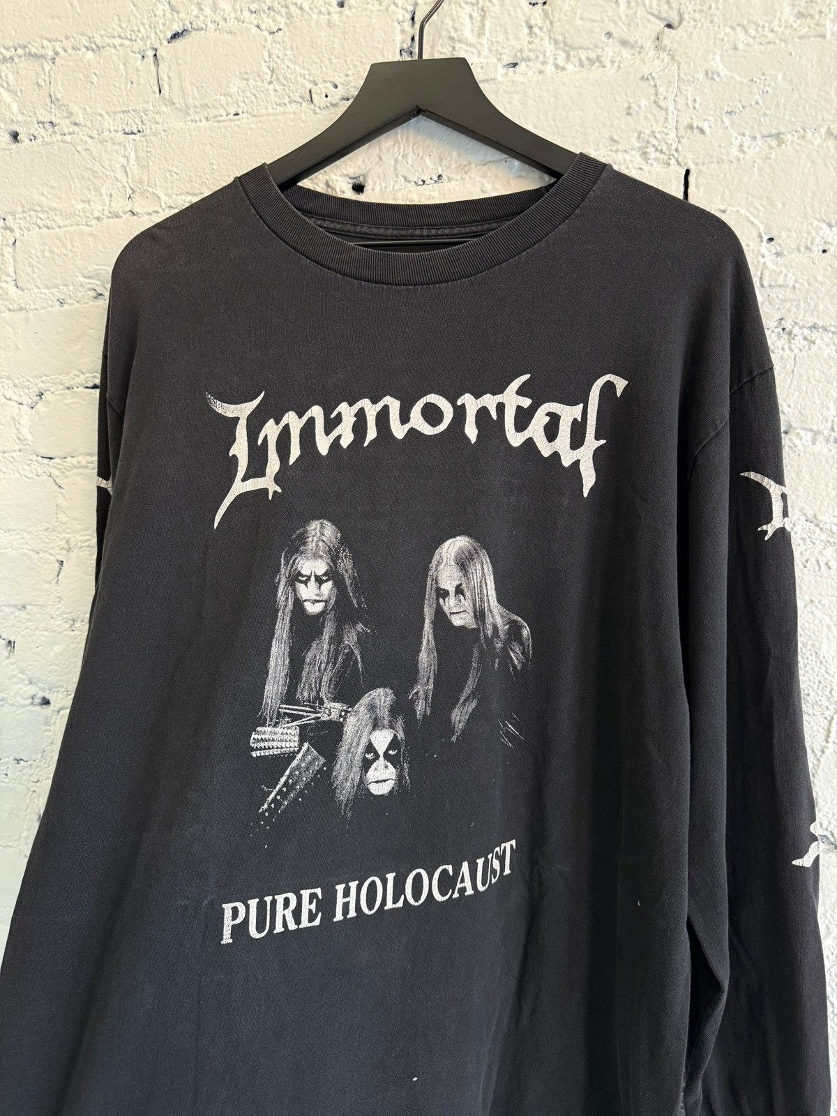 Vintage 1990s IMMORTAL ‘PURE HOLOCAUST’ L/S TEE Size US L / EU 52-54 / 3 - 2 Thumbnail