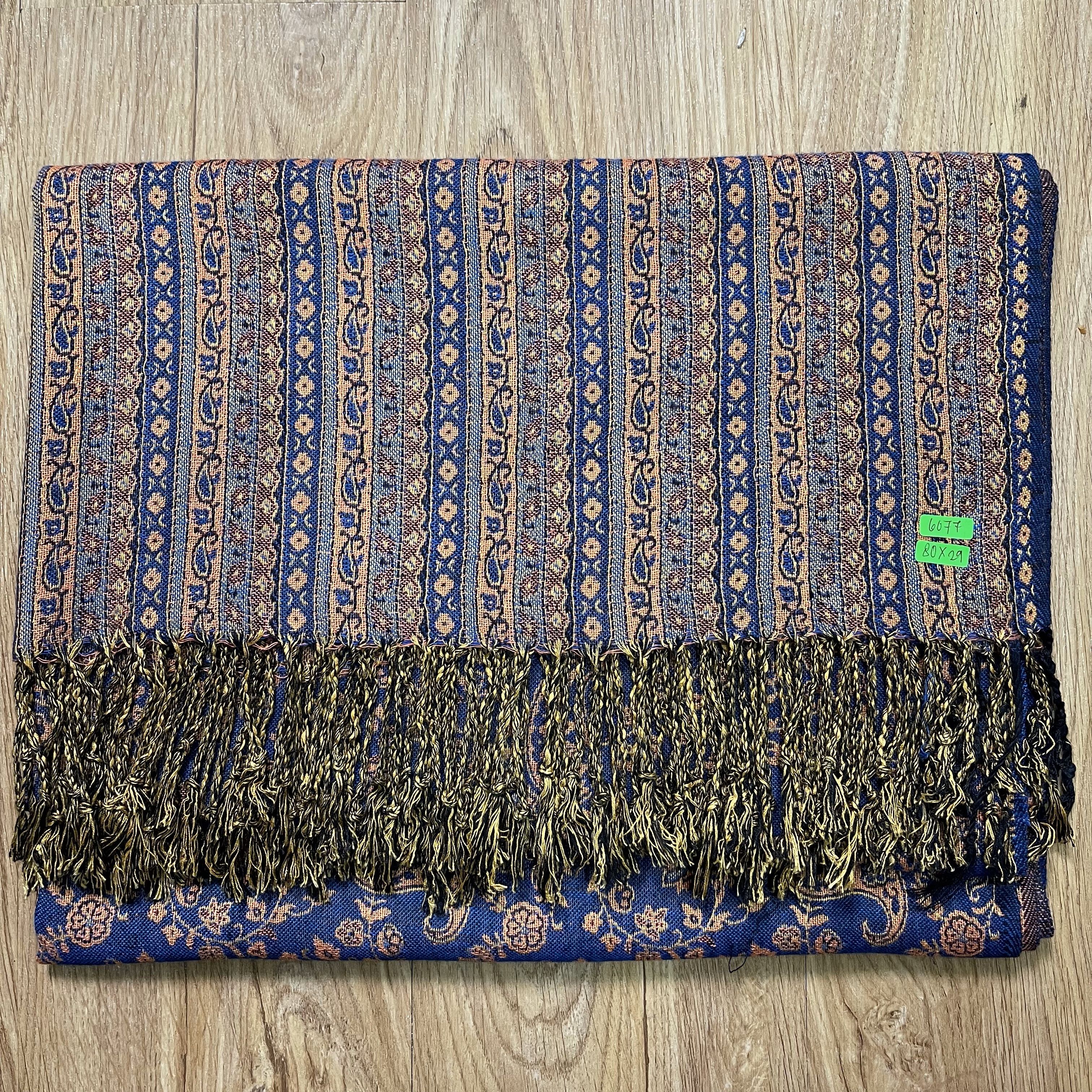 Vintage Vintage Big Size Scarves, Large-Sized Wrap Scarf - 6077 Size ONE SIZE - 14 Thumbnail