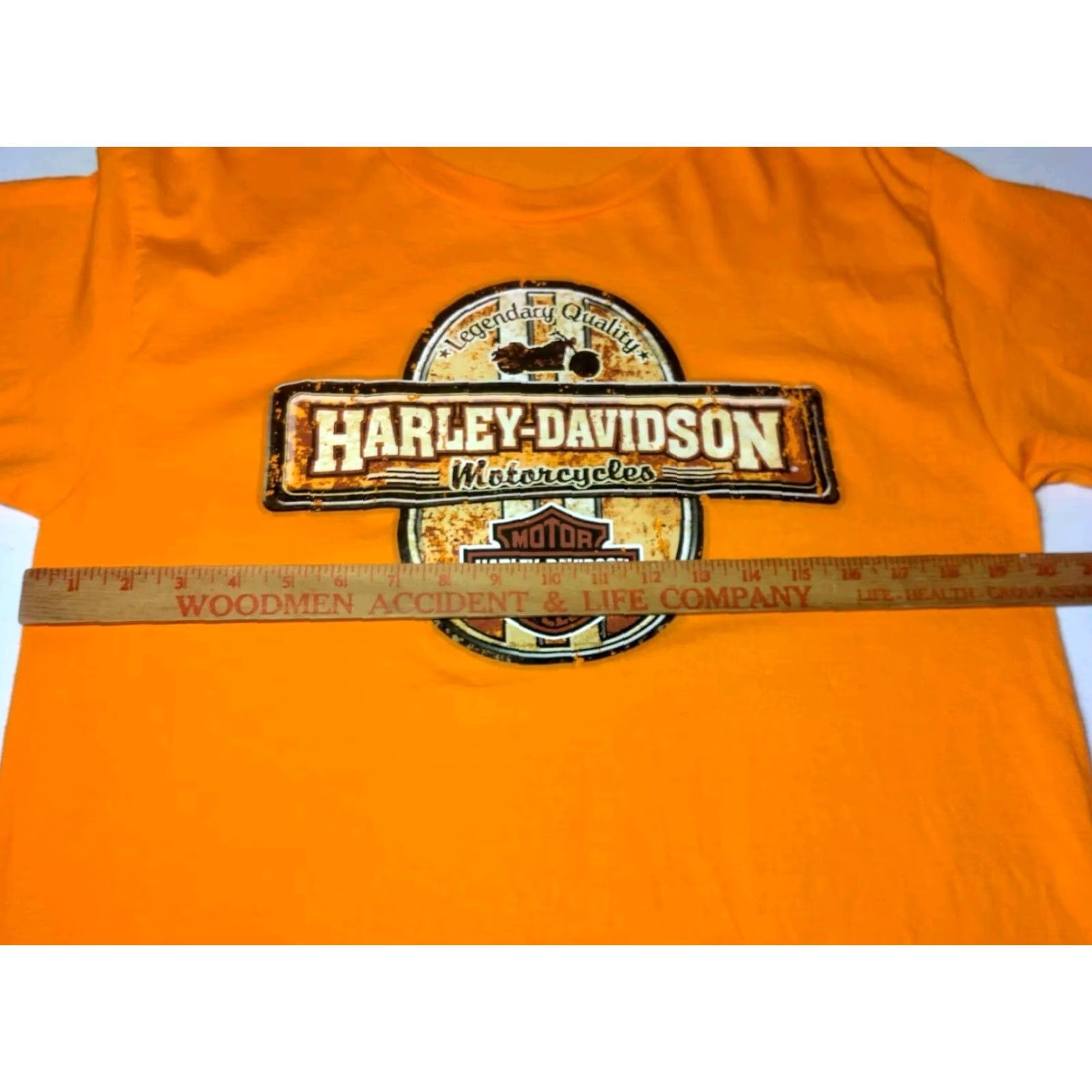 Harley Davidson VINTAGE Cox's Harley-Davidson Shirt Men L Orange Rock Hill SC Moto Harley T-Shirt Rock Hill South Carolina Biker Mens Size US L / EU 52-54 / 3 - 5 Thumbnail