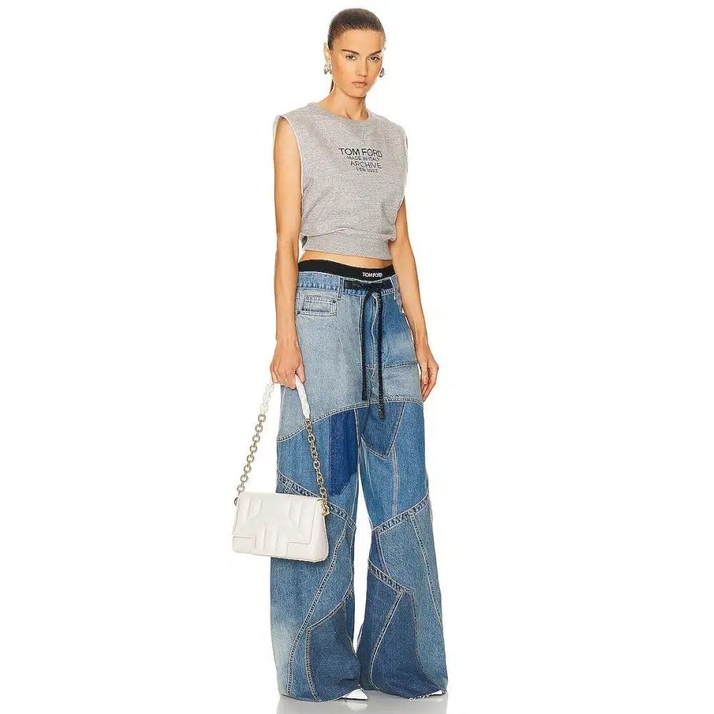 Tom Ford o1loc1c1124 Size: OS / L1721 T Medium Bag in White Size ONE SIZE - 2 Thumbnail