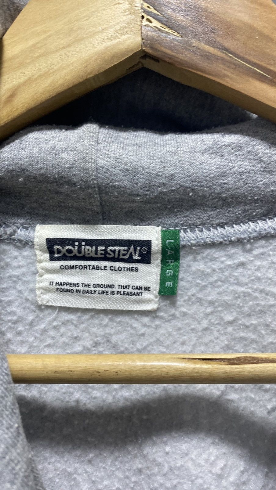 Japanese Brand × Vintage Double Steal Japan Pullover Hoodie Size US L / EU 52-54 / 3 - 5 Thumbnail