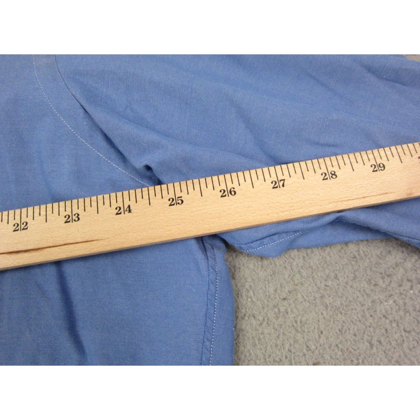 Ralph Lauren VINTAGE Ralph Lauren Shirt Mens XL Blue Black Pony Button-Up Collared Long Sleeve Casual Classic Dad Preppy All Seasons Easy Care 16 Size US XL / EU 56 / 4 - 7 Thumbnail