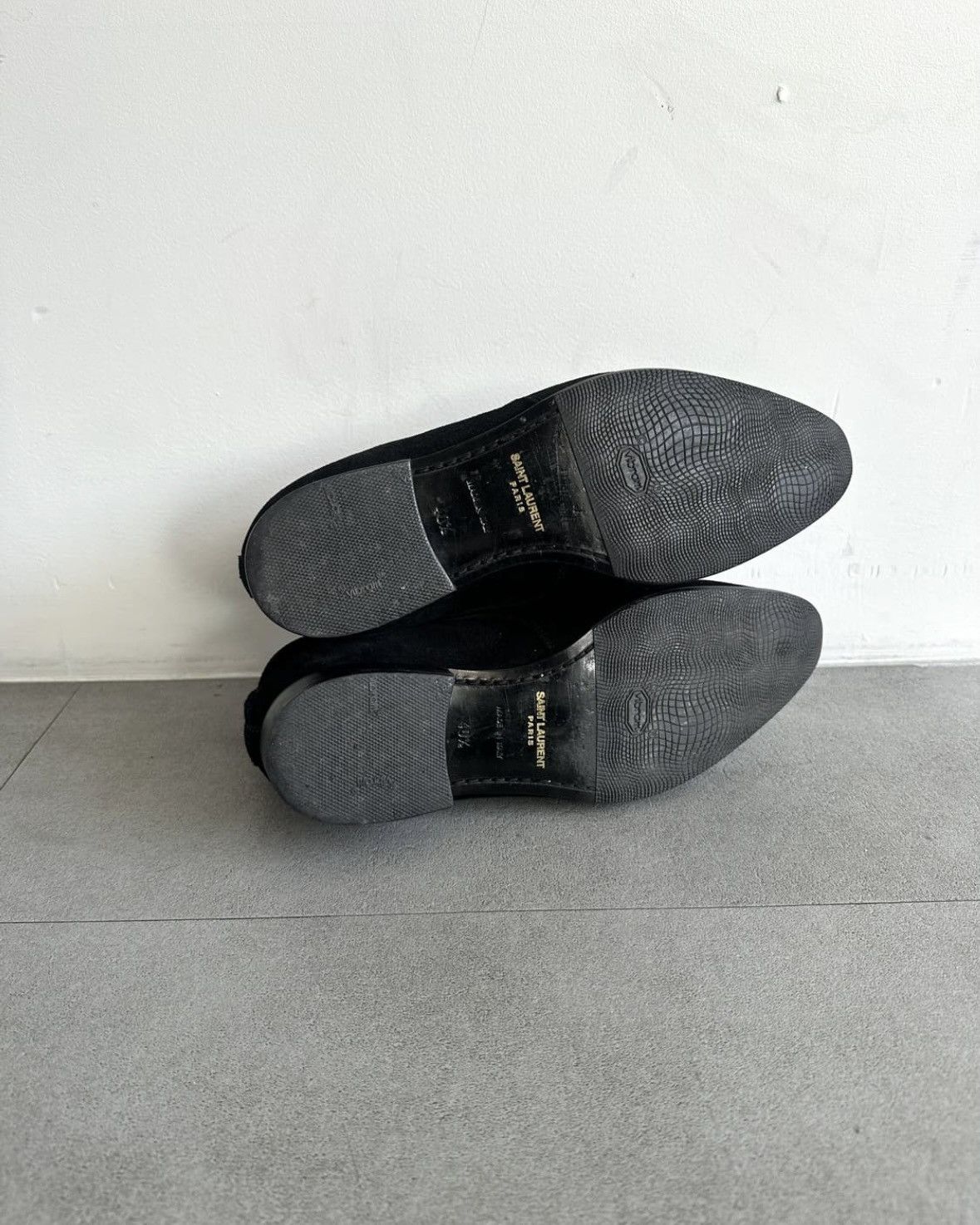 Saint Laurent Paris Black Suede Jodpur Western Buckle Boots Size US 7.5 / EU 40-41 - 8 Thumbnail