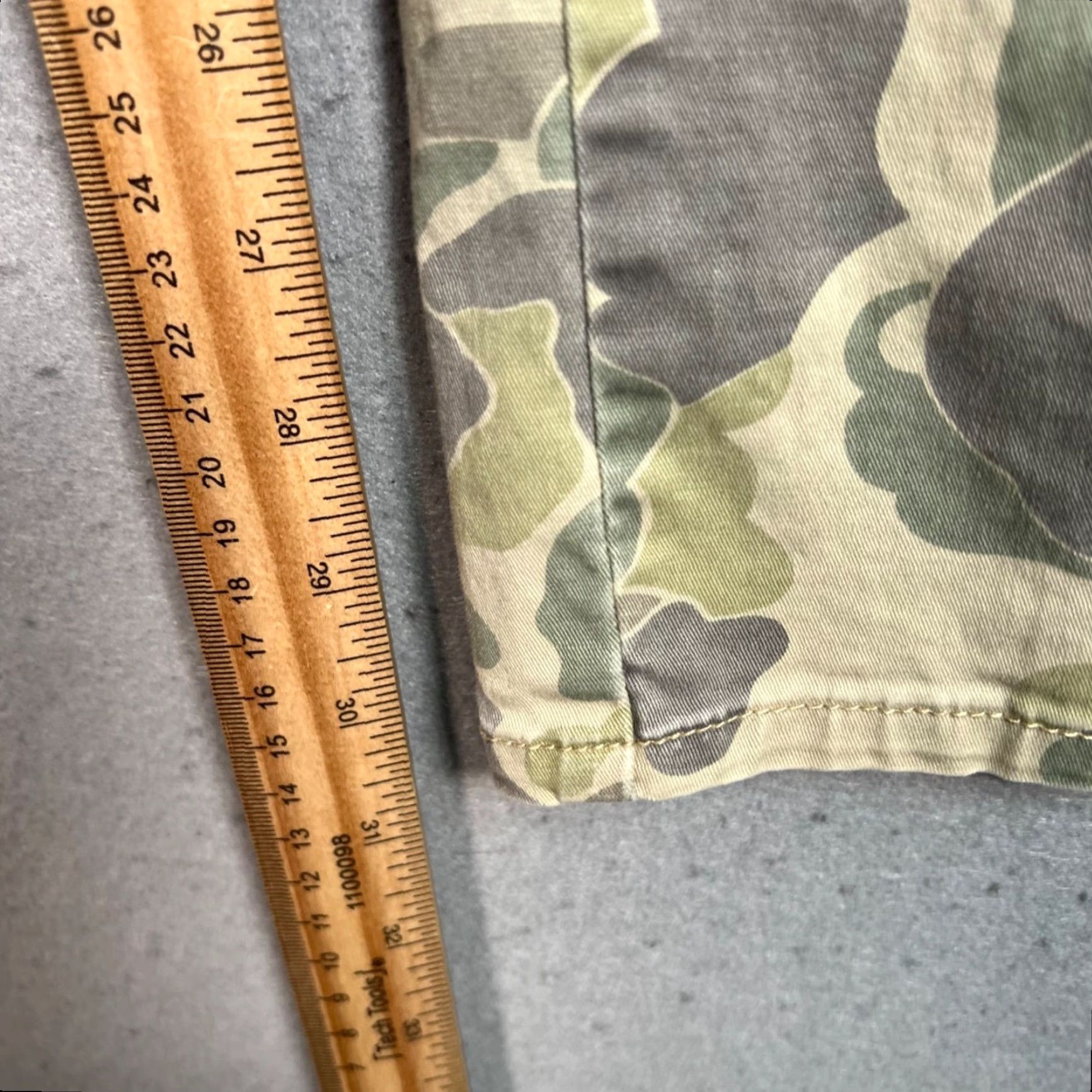 Vintage VINTAGE Denim & Supply Ralph Lauren Womens Size 27 Camo Cargo Pants Slim Fit Green Size 27" / US 4 / IT 40 - 6 Thumbnail