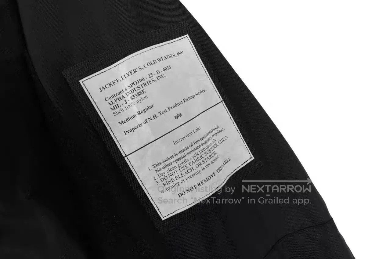 N.Hoolywood Black Bomber Jacket with Zip Front and Pockets. Size US S / EU 44-46 / 1 - 5 Thumbnail