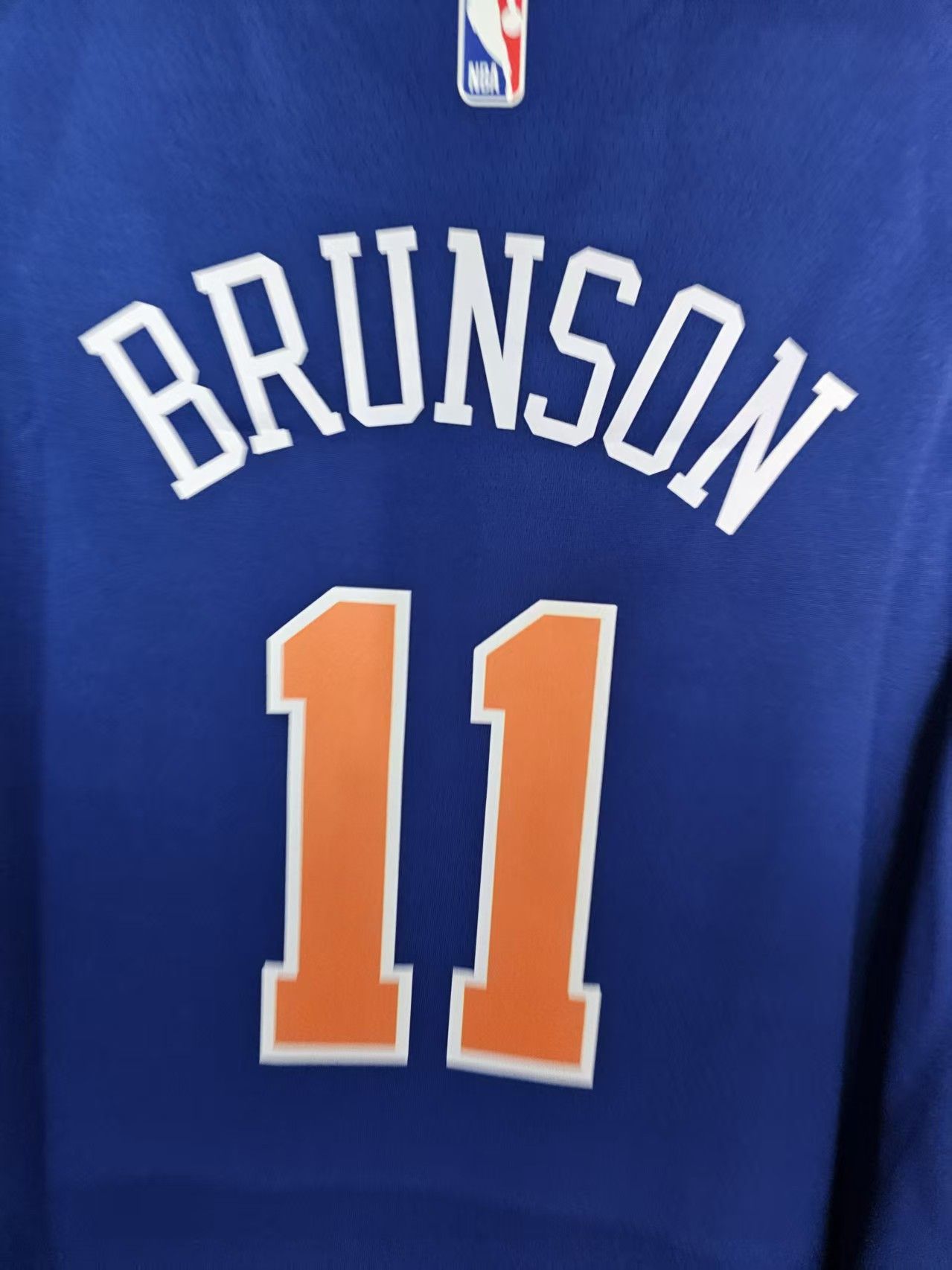 NBA Knicks #11 Jalen Brunson Jersey XXL Size US XXL / EU 58 / 5 - 4 Thumbnail