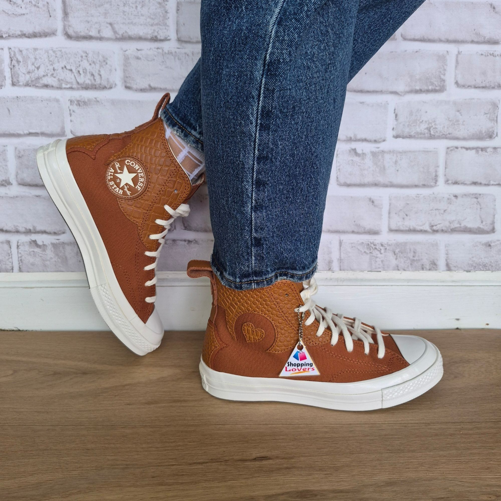 Converse ⭐Converse Chuck 70 High size 8.5 Women's shoes Sneakers Brow Size US 8.5 / IT 38.5 - 11 Thumbnail