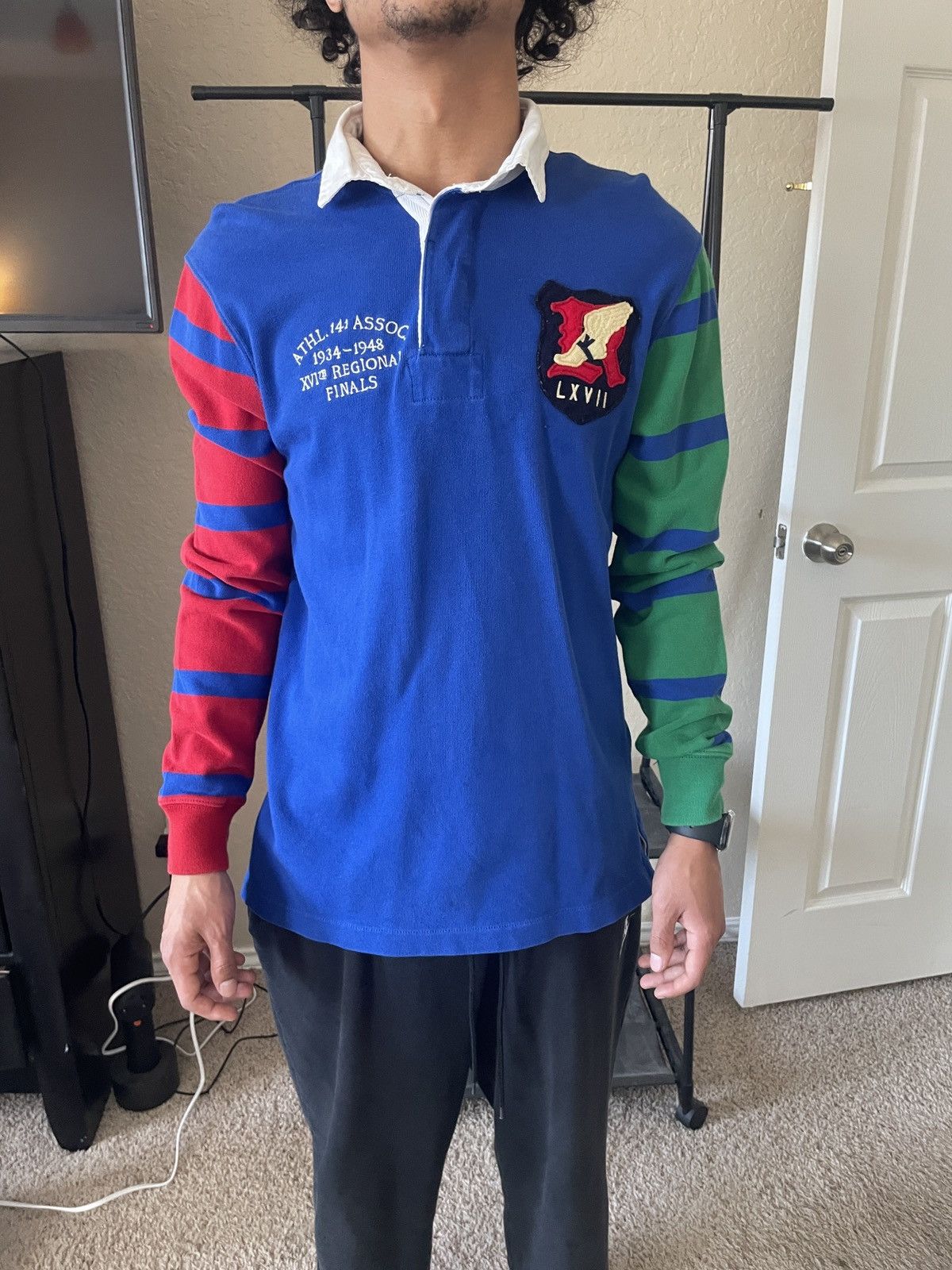 Polo Ralph Lauren Athl. 141 Assoc. 1934-1948 R P wing LXVII Rugby Size US S / EU 44-46 / 1 - 1 Thumbnail