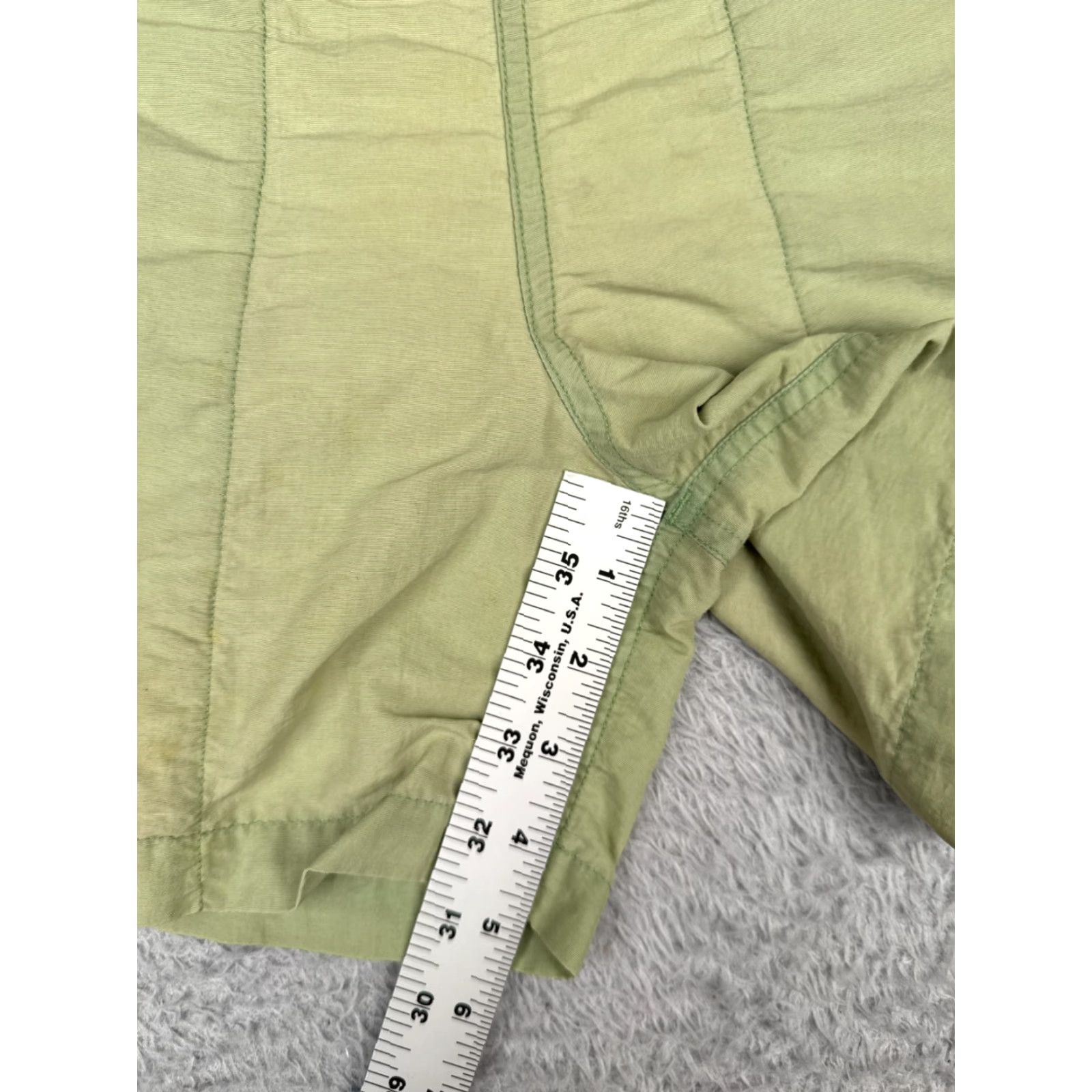 The North Face The North Face Cargo Shorts Womens Large Green Belted 5" Hiking Activewear Size 36" / US 14 / IT 50 - 6 Thumbnail