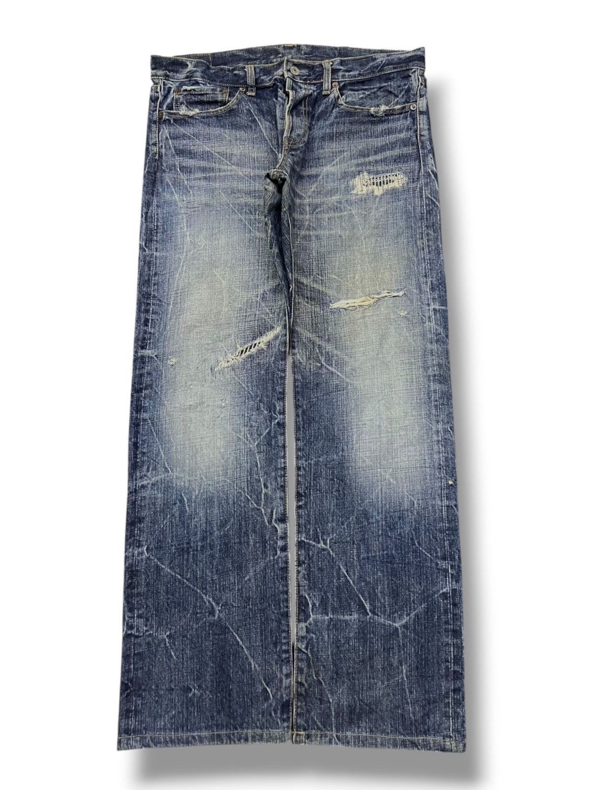 Eternal Loose Vintage Y2K Eternal Japan - Thunder Wash, Distressed Size US 36 / EU 52 - 2 Thumbnail