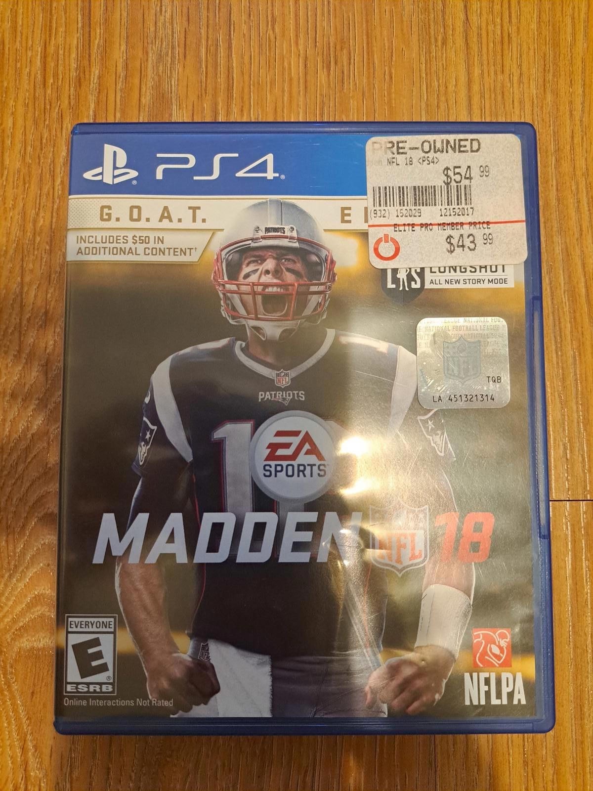 Other Madden NFL 2018 PS4 Video Game Size ONE SIZE - 1 Thumbnail