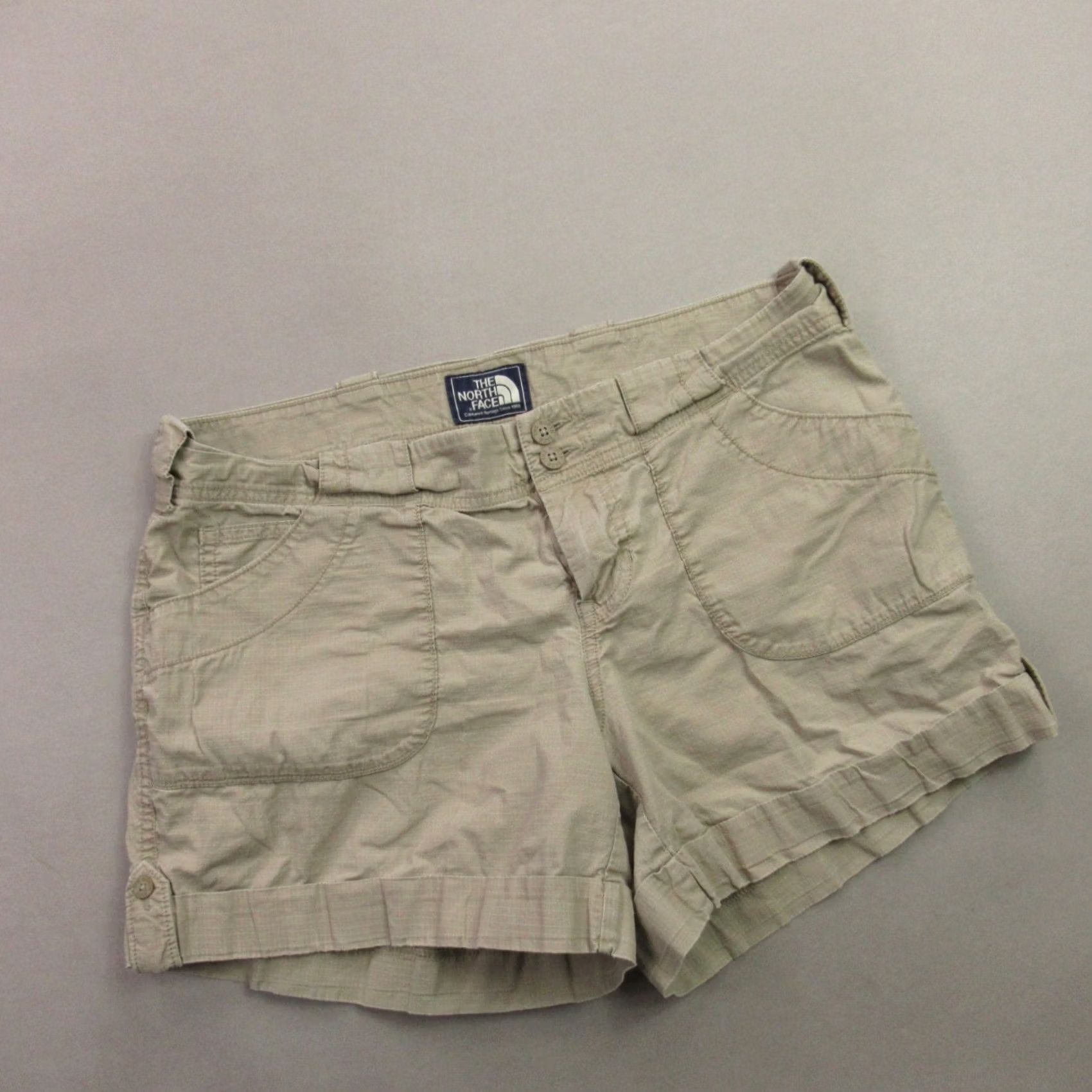 The North Face The North Face Women's 10 Chino Shorts - Beige / Khaki Stone, Lightweight Nylon, 5 in Inseam, Pockets, FlashDry, DWR, Logo, Casual Hiking Size 32" / US 10 / IT 46 - 2 Thumbnail