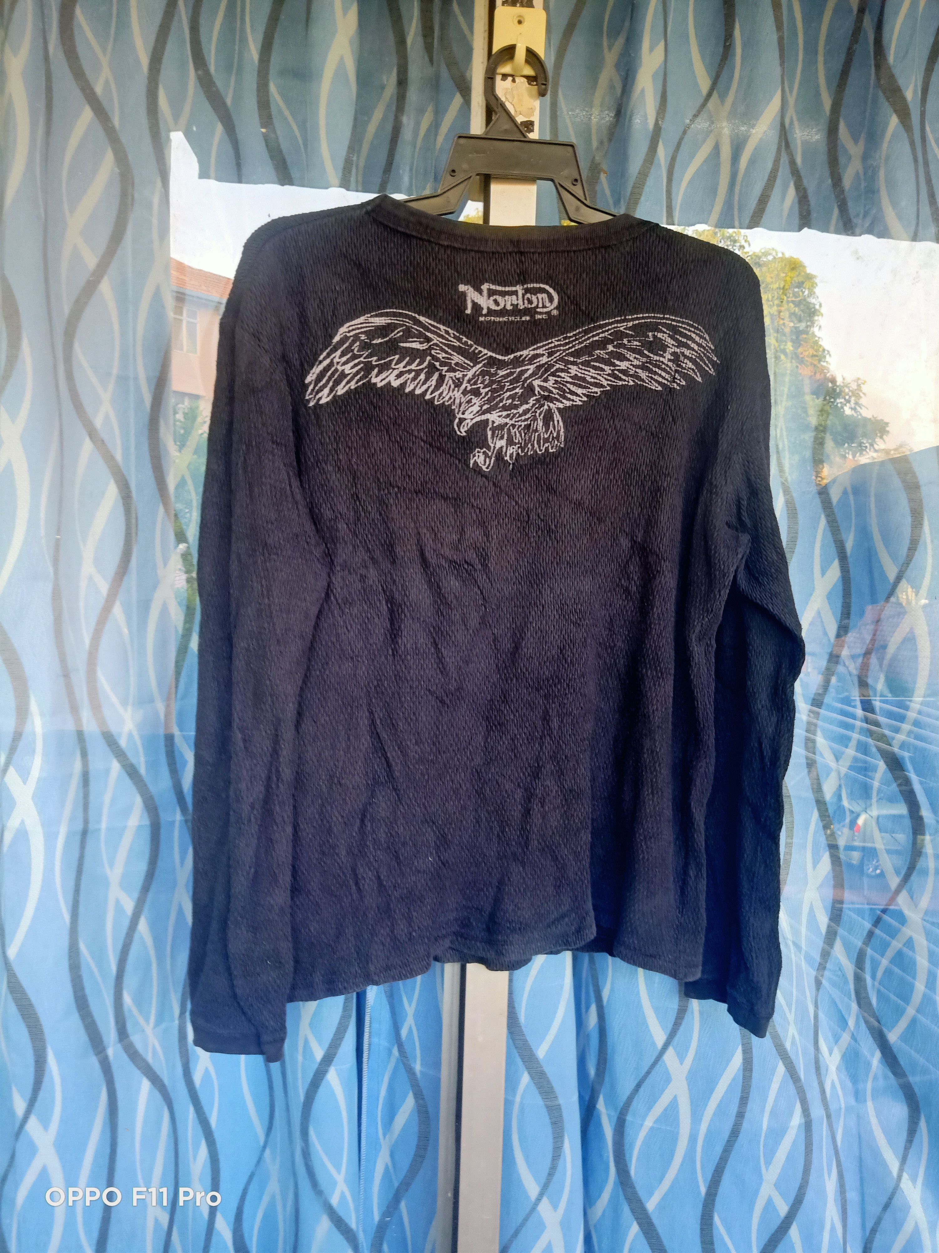 Norton Norton Motorcycle Eagle Long sleeve shirt Size US S / EU 44-46 / 1 - 8 Thumbnail
