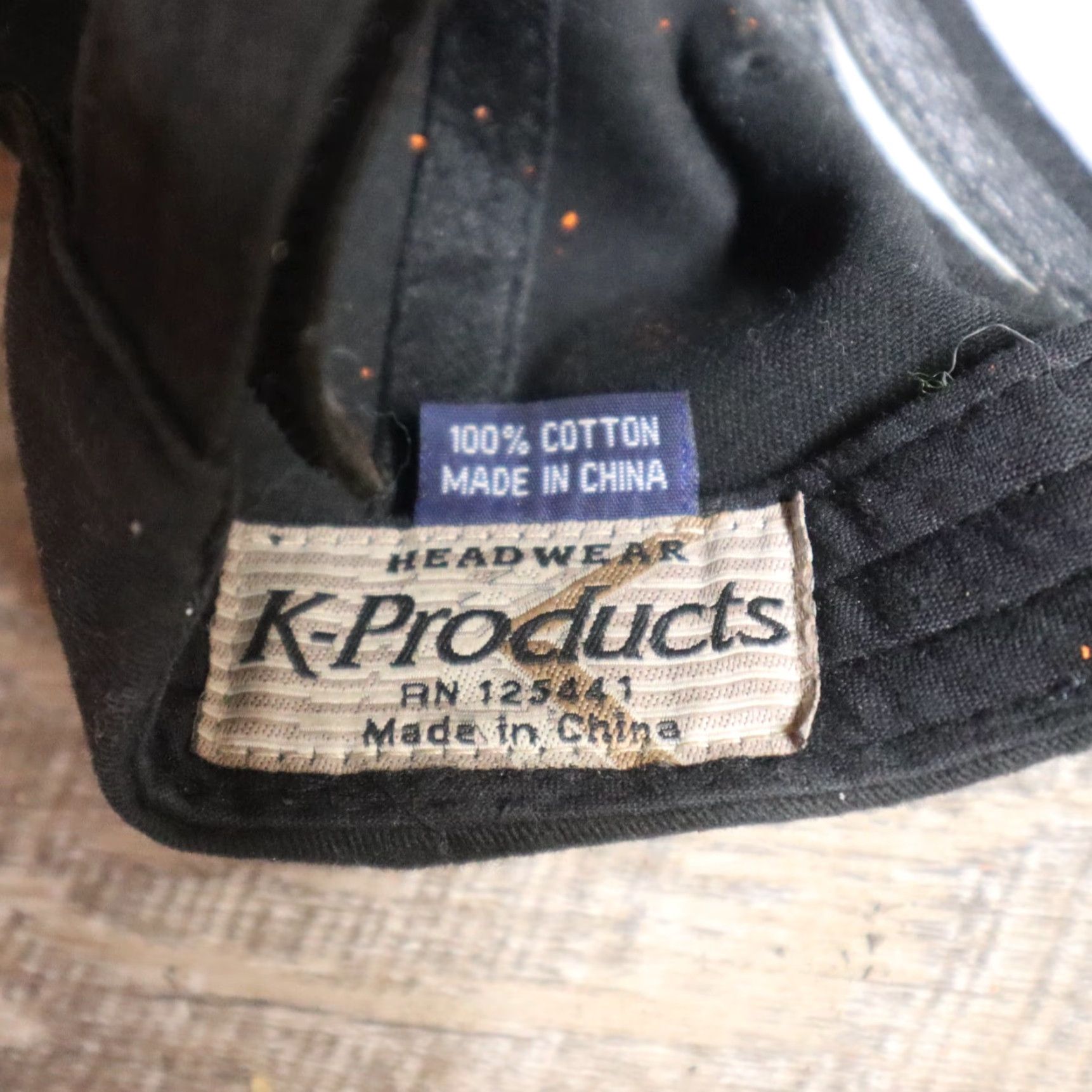 Vintage HaT Hat Adult Adjustable Black Firestone Tire Center Employee Uniform Cap Hat Adjustable Black Men Size ONE SIZE - 7 Thumbnail