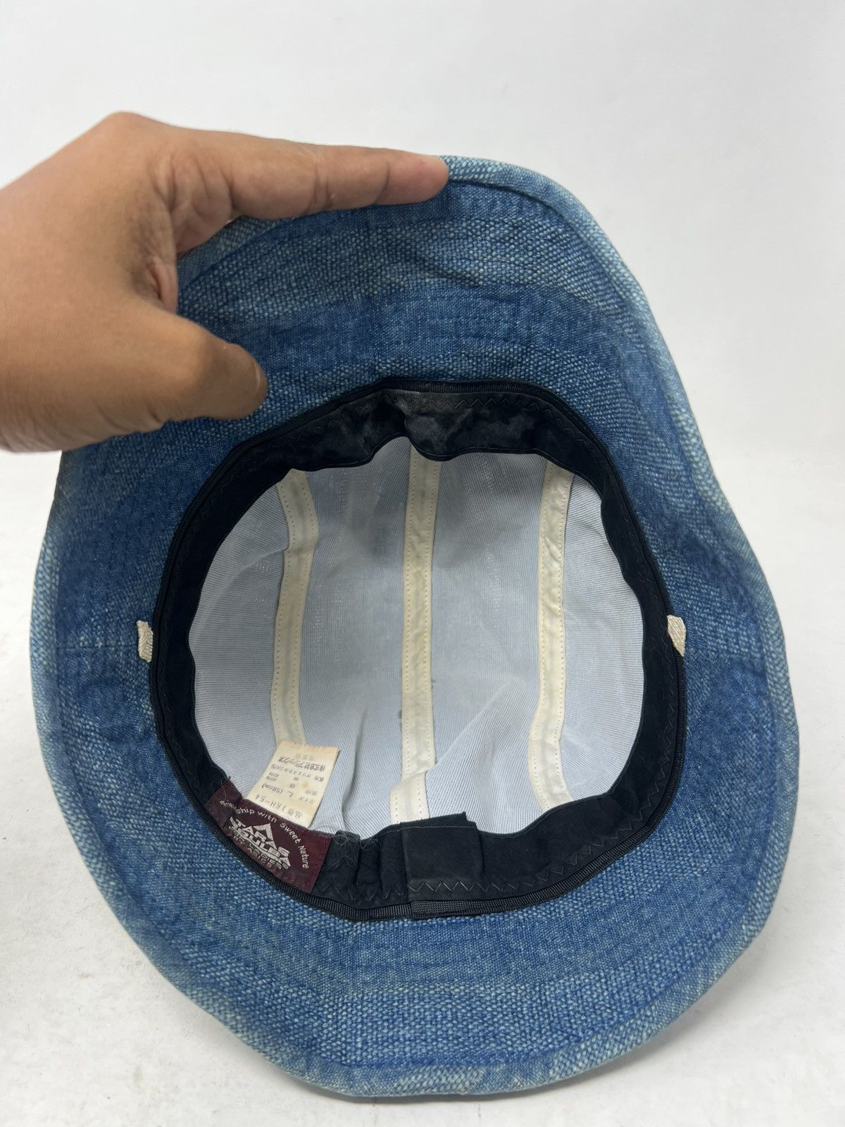 Japanese Brand Janeriver Kendo Indigo Workwear Bucket Hat Cap Size ONE SIZE - 6 Thumbnail