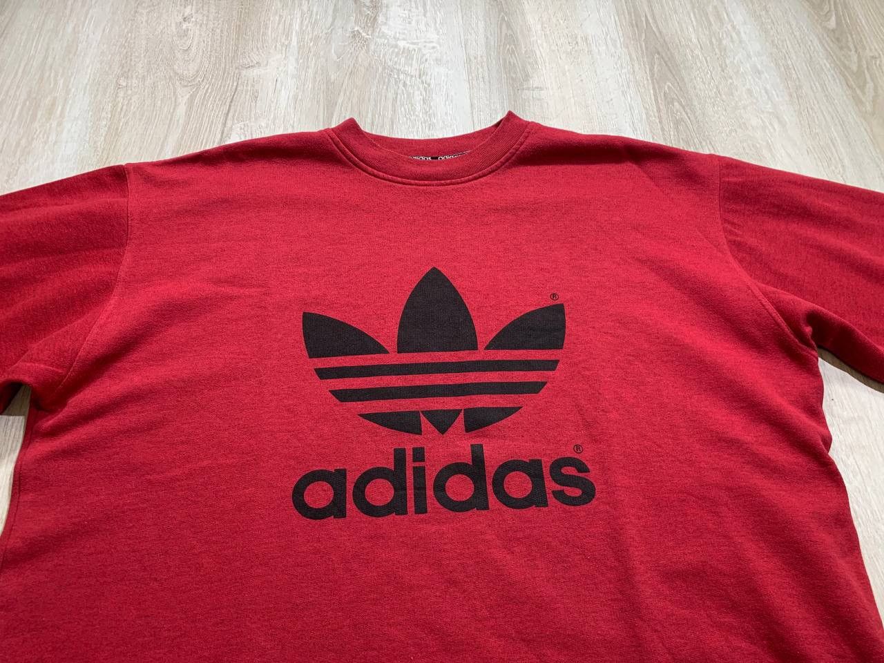 Vintage Mens vintage sweatshirt Adidas Size L Size US L / EU 52-54 / 3 - 3 Thumbnail