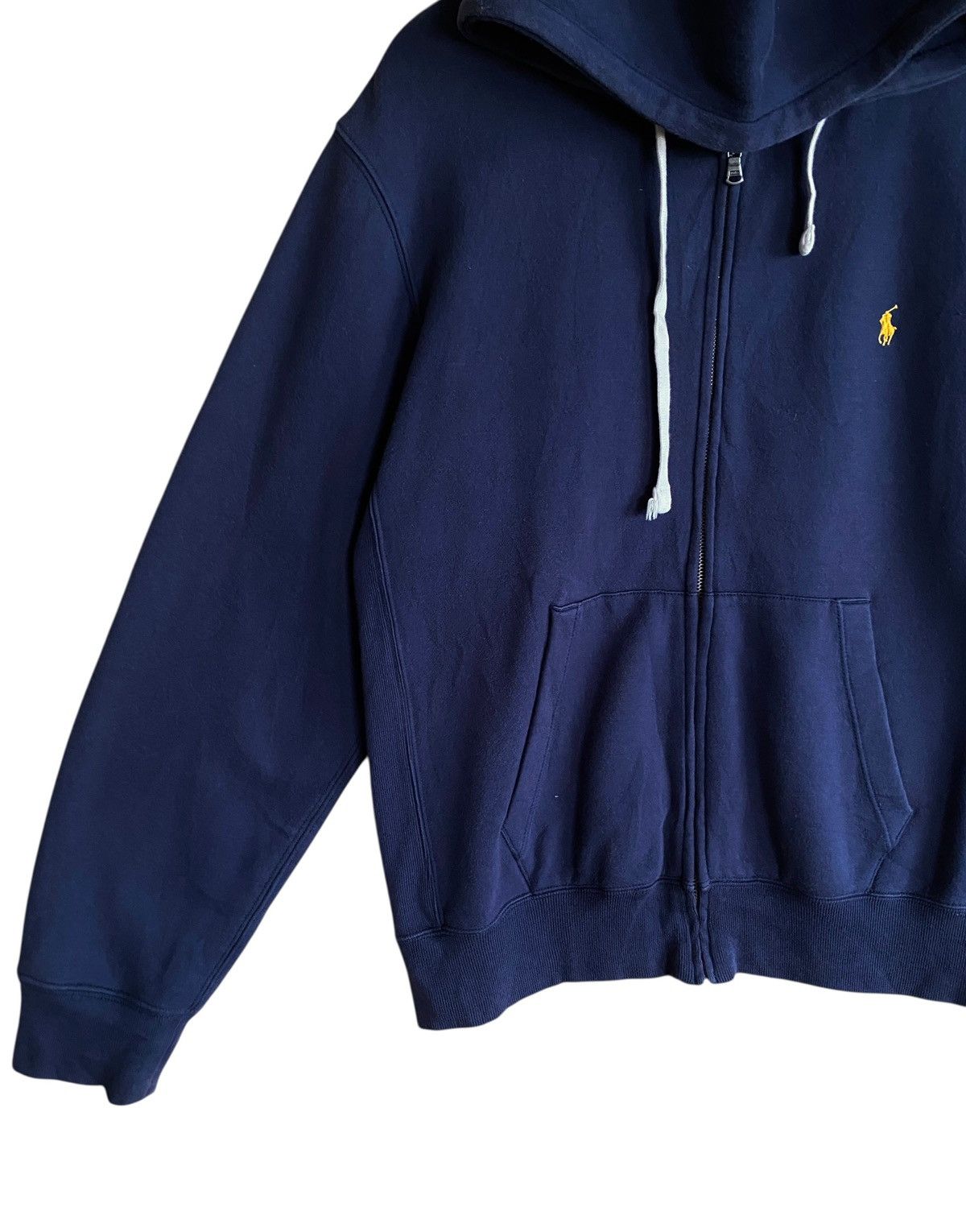 Polo Ralph Lauren Vintage Polo Ralph Lauren Small Pony Zipper Hoodie 1990s Size US L / EU 52-54 / 3 - 3 Thumbnail