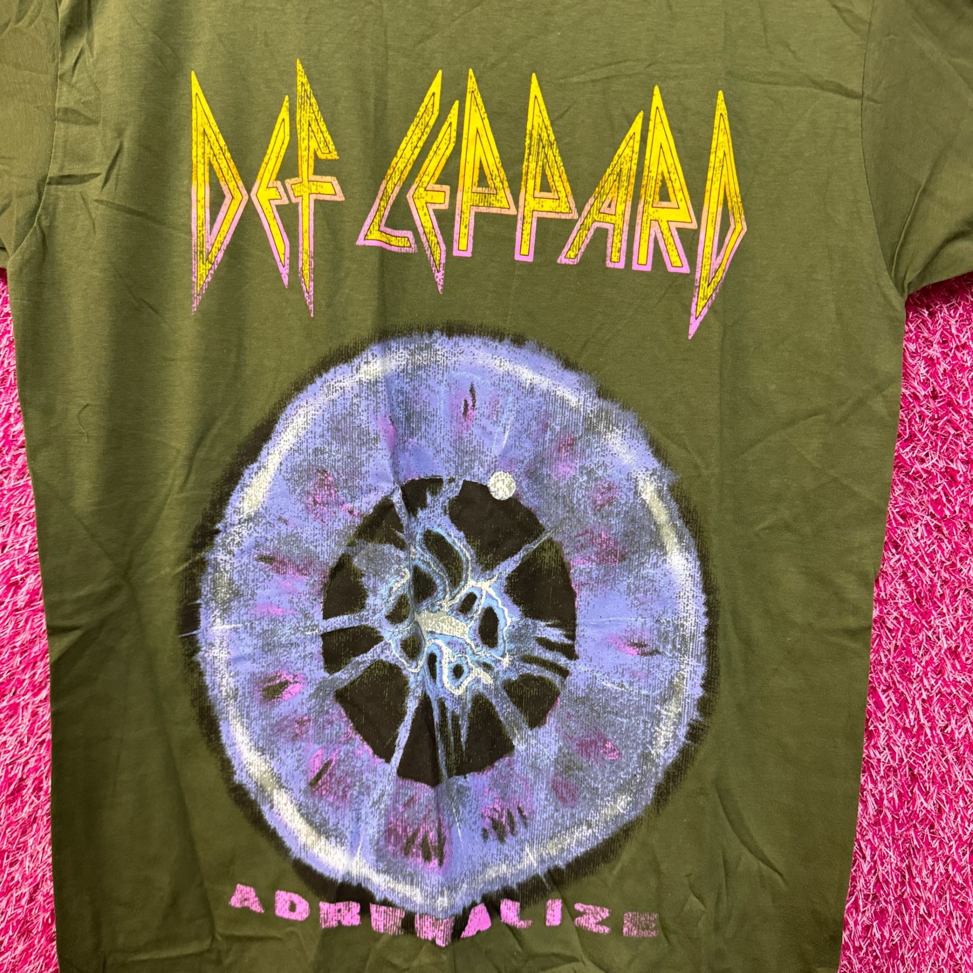 Def Leppard Def Leppard Adrenalize Album Cover Heavy Metal Band Tee M Size US M / EU 48-50 / 2 - 2 Thumbnail