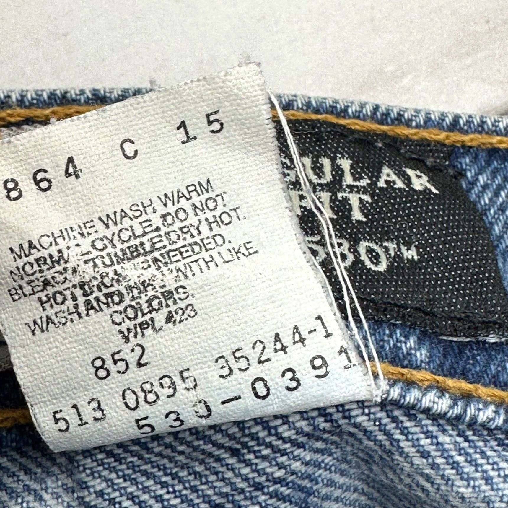 Levi's VTG Levi's Jeans Signature Regular 530 Bootcut 36x34 USA Made Mens Blue 1990s Vintage 90s USA Levi's 500 Series Jeans Size US 36 / EU 52 - 4 Thumbnail
