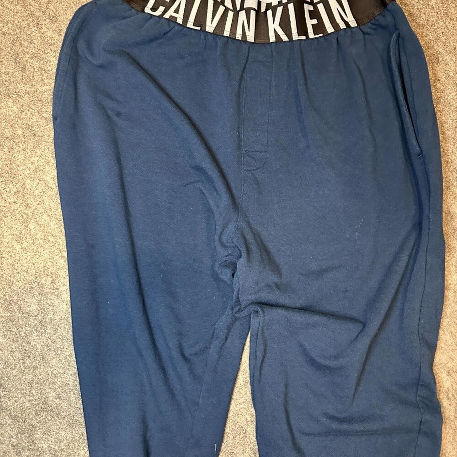 Calvin Klein Calvin Klein Men’s Sweatpants – Navy Blue Size Medium Size US 32 / EU 48 - 8 Thumbnail