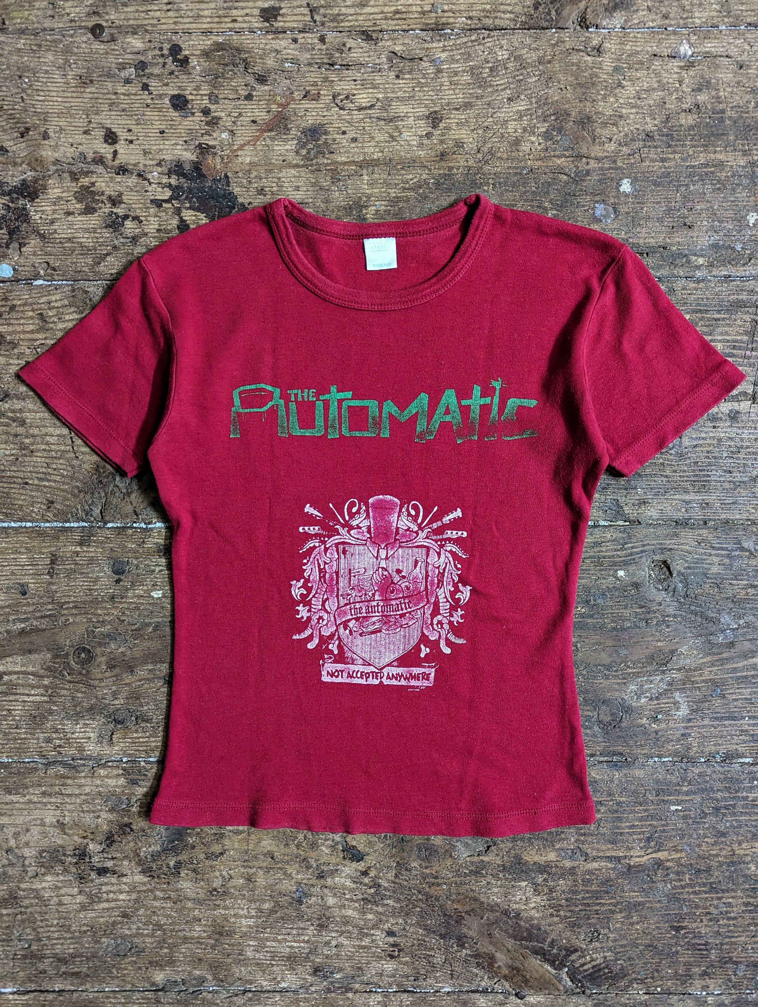 Band Tees Rare! 2006 The Automatic "Not Accepted..." Promo T Shirt Size M / US 6-8 / IT 42-44 - 2 Thumbnail