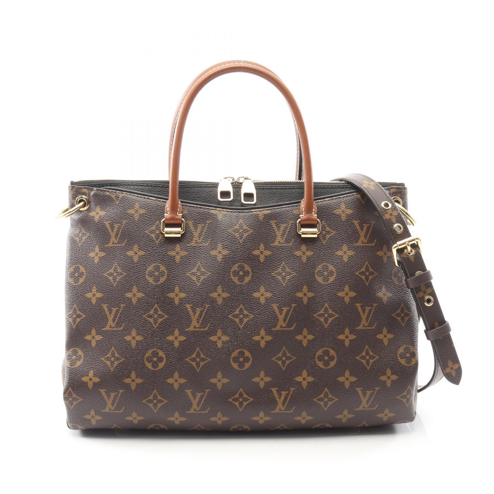 Louis Vuitton Louis Vuitton Louis Vuitton Pallas Monogram handbag Textile Handbag M42756 DUTY FREE for USA Size ONE SIZE - 1 Thumbnail