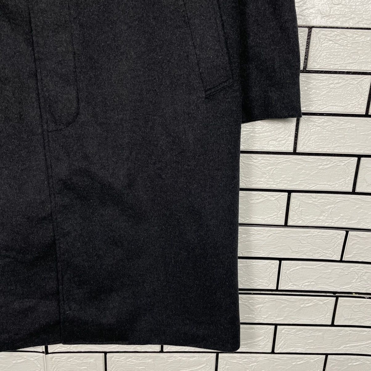 Japanese Brand Japanese Brand Sukipio Black Wool Coat Size US L / EU 52-54 / 3 - 5 Thumbnail