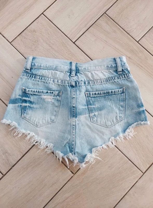 Vintage Vintage denim shorts S Size 27" / US 4 / IT 40 - 3 Thumbnail