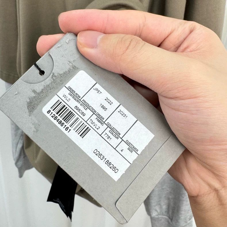 Balenciaga Balenciaga Grain print monogram fake two long sleeves Size US XL / EU 56 / 4 - 6 Thumbnail