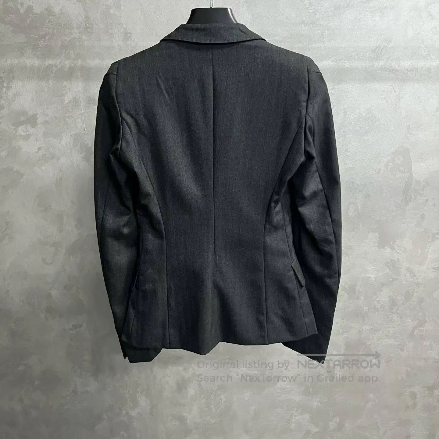Bottega Veneta Bottega Veneta Dark gray solid-colored business blazers| Size 38R - 5 Thumbnail