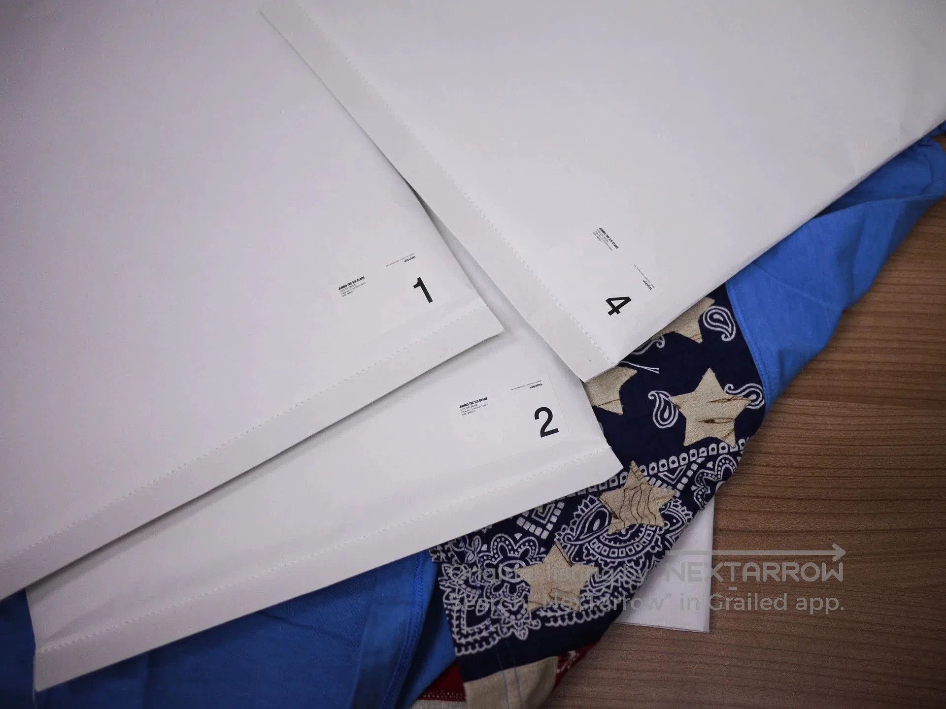 Visvim Blue Short-Sleeve Shirt with Bandana Print Hem. Size US S / EU 44-46 / 1 - 8 Thumbnail