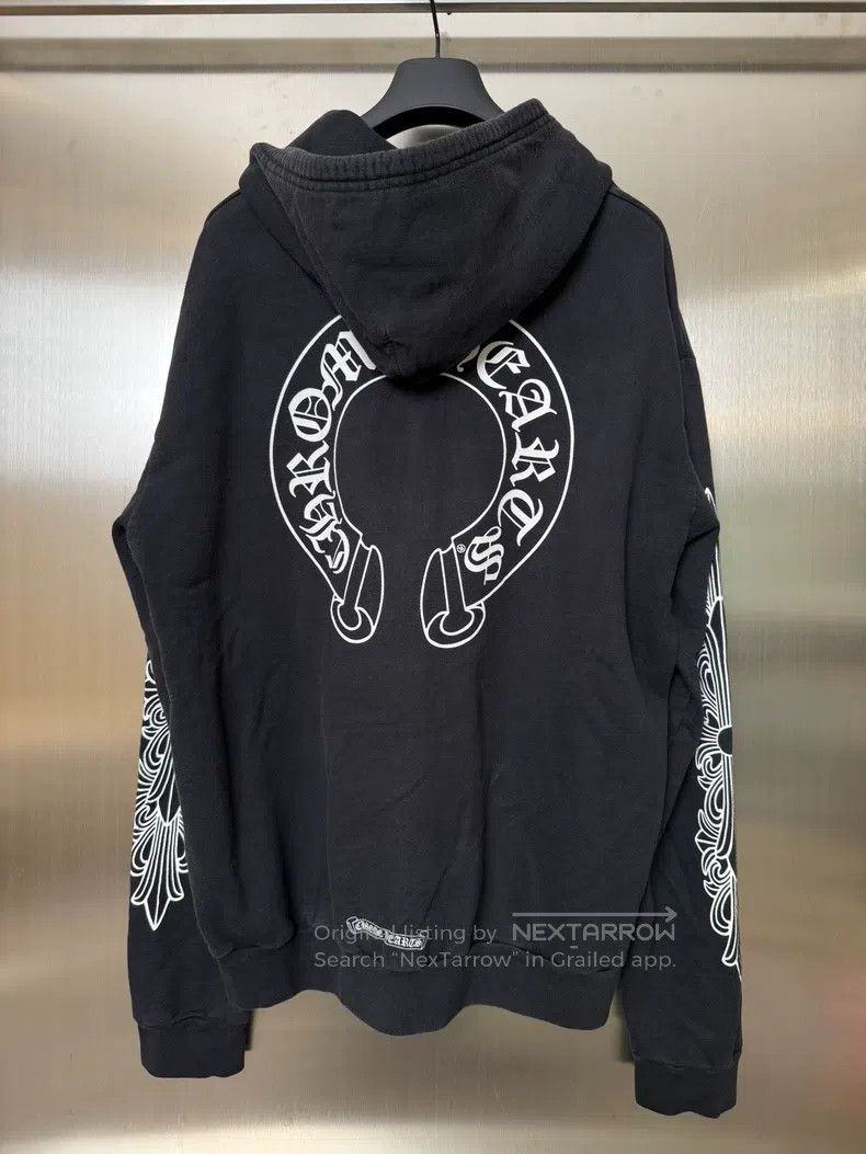 Chrome Hearts CHROME HEARTS Size L Flower arm horseshoe zipper hoodie Size US L / EU 52-54 / 3 - 2 Thumbnail