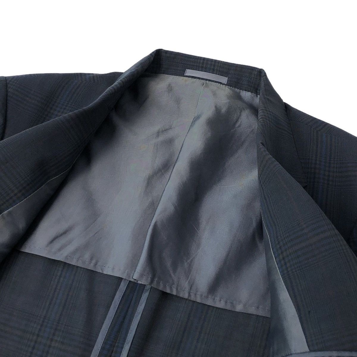 Burberry Vintage Burberrys Prorsum Men’s Checked Wool Blazer / Coat Size 38L - 9 Thumbnail