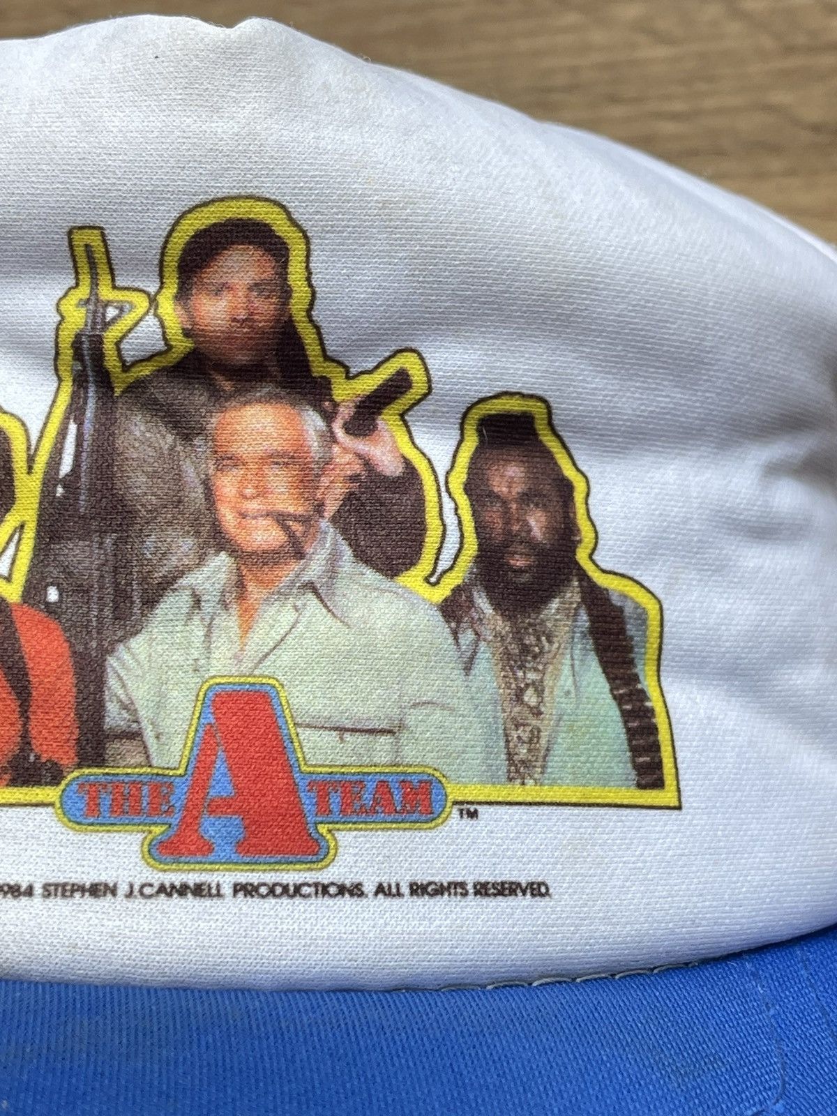 Vintage 1984 The A Team Vintage truck Cap 80’s Size ONE SIZE - 4 Thumbnail